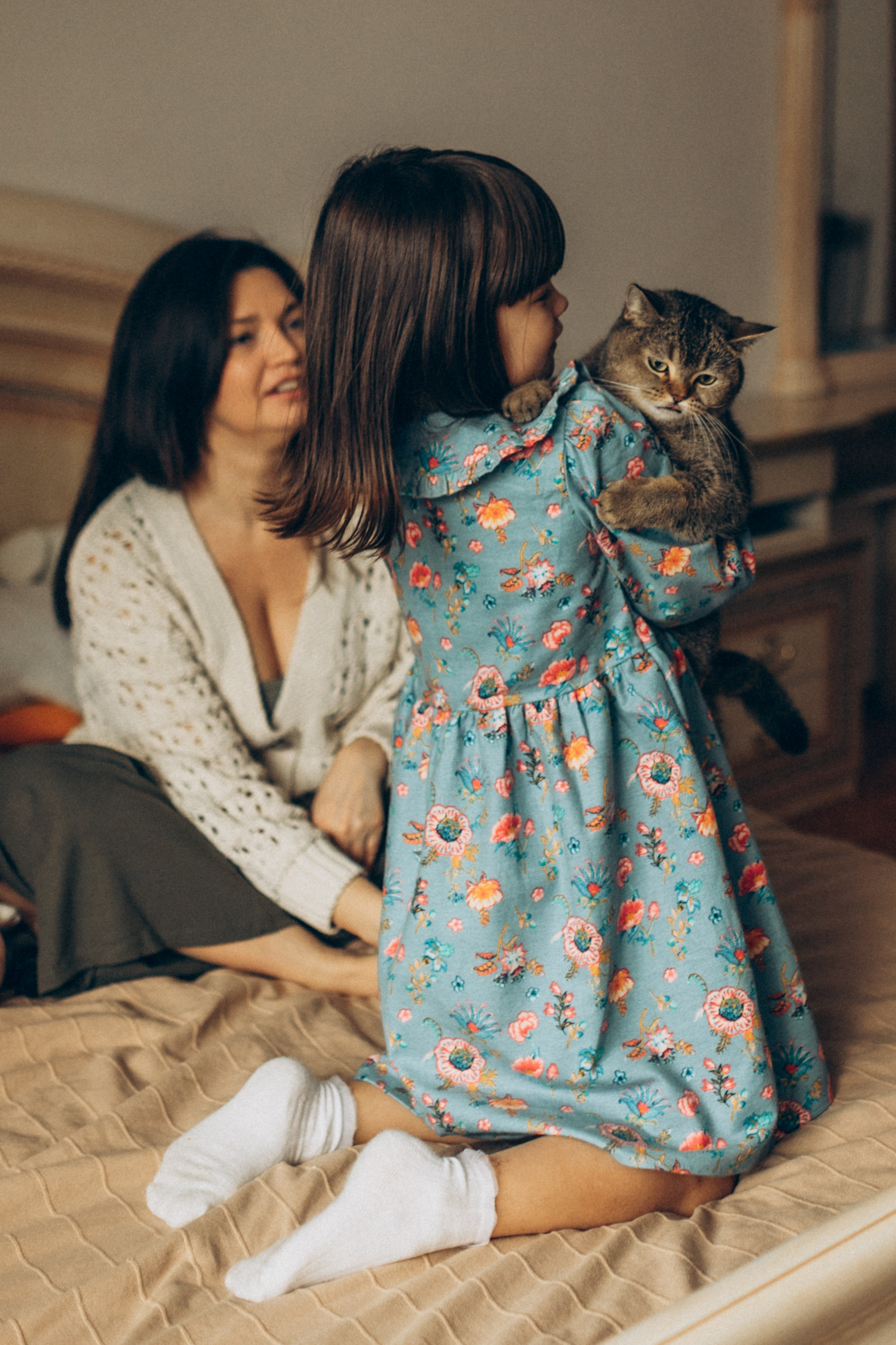 Наталья с Алиной и Ярославой. Семейный фотограф lifestyle в Новосибирске Елена Шпилевая