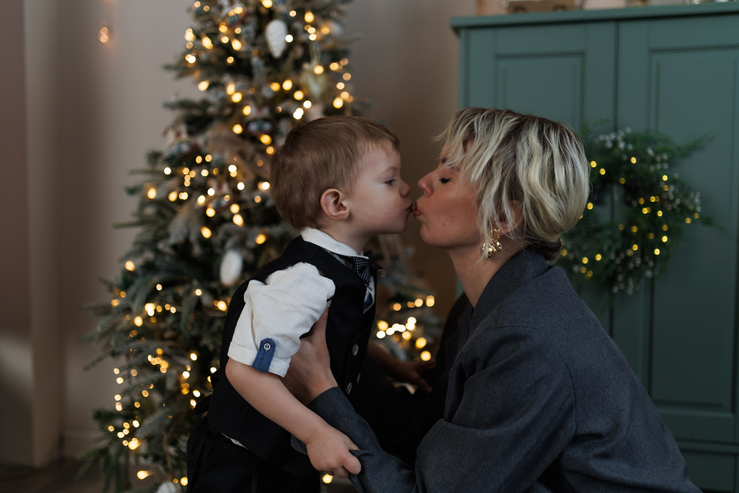 Вера, Саша и Тимоша. Новый год!. Ксения Шакирова. Фотограф в Воронеже