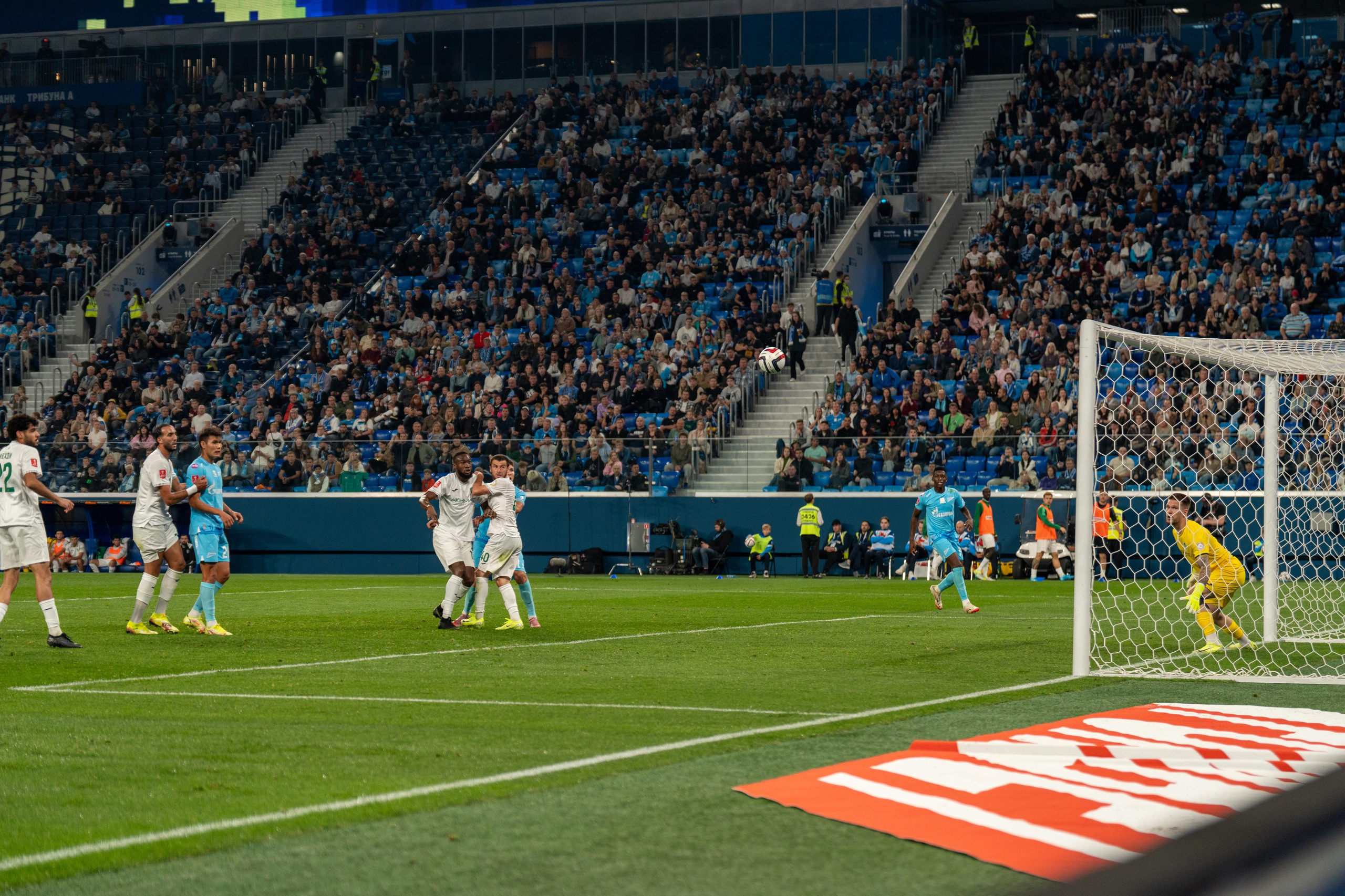 Футбольный матч Зенит–Ахмат в Санкт-Петербурге