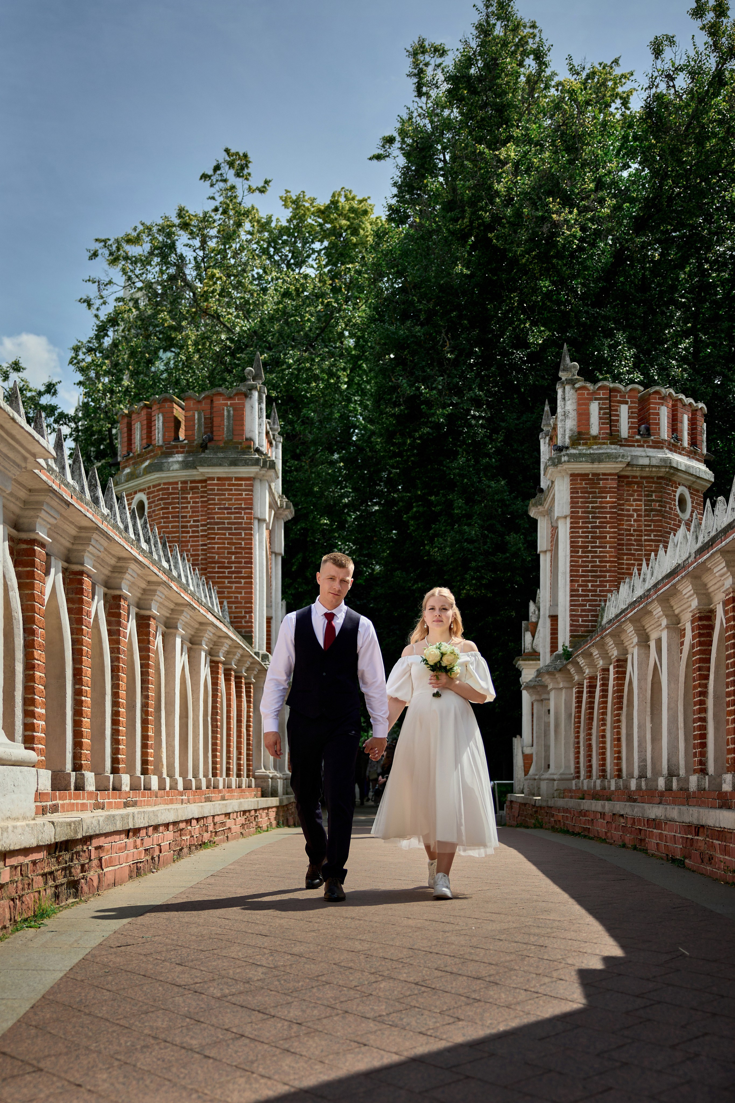 Свадебная фотосессия в Царицыно