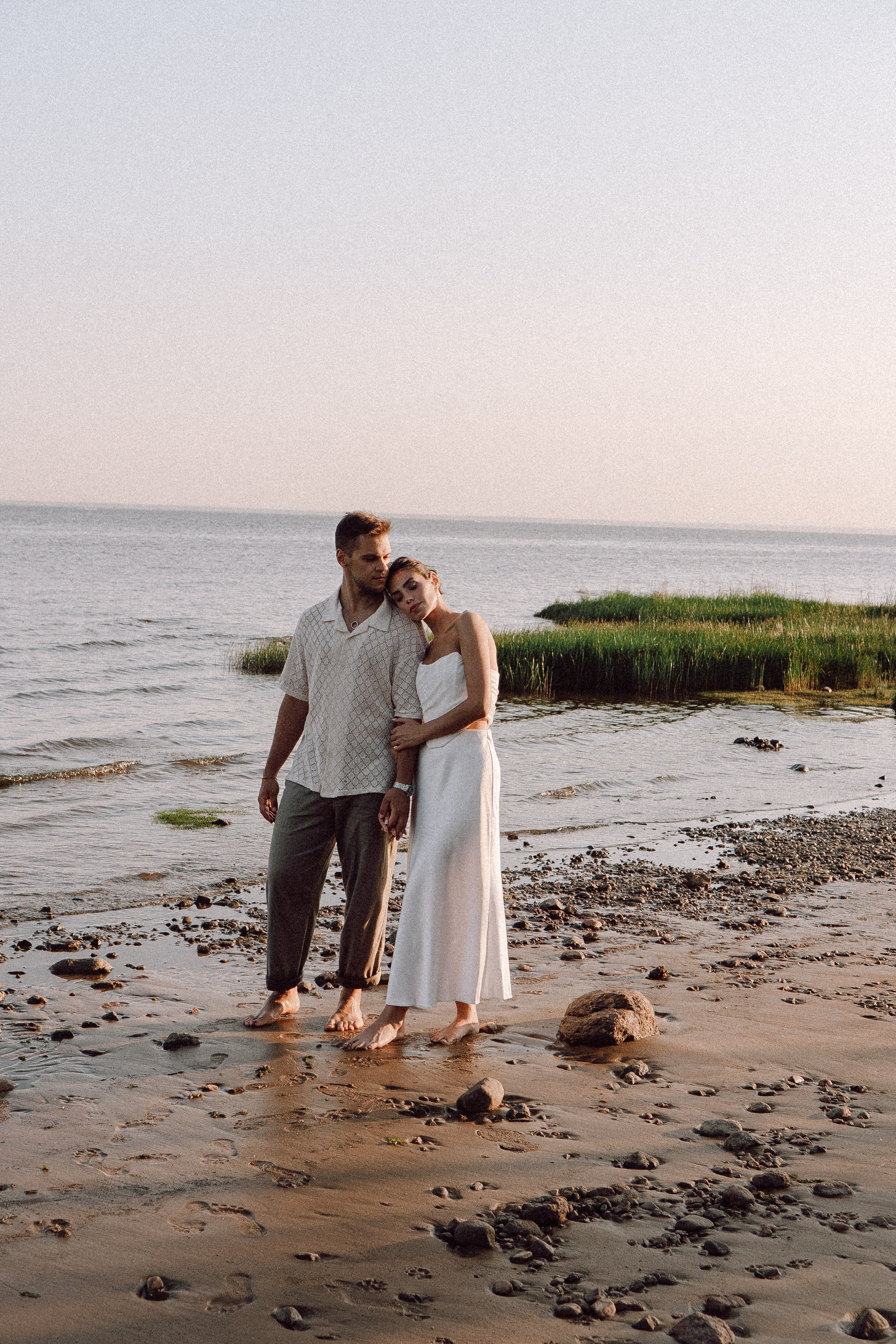 СВАДЕБНАЯ ФОТОСЕССИЯ ВЫЕЗДНОЙ ЦЕРЕМОНИИ (ФИНСКИЙ ЗАЛИВ). Профессиональный фотограф, Санкт-Петербург — Виктория Богомолова