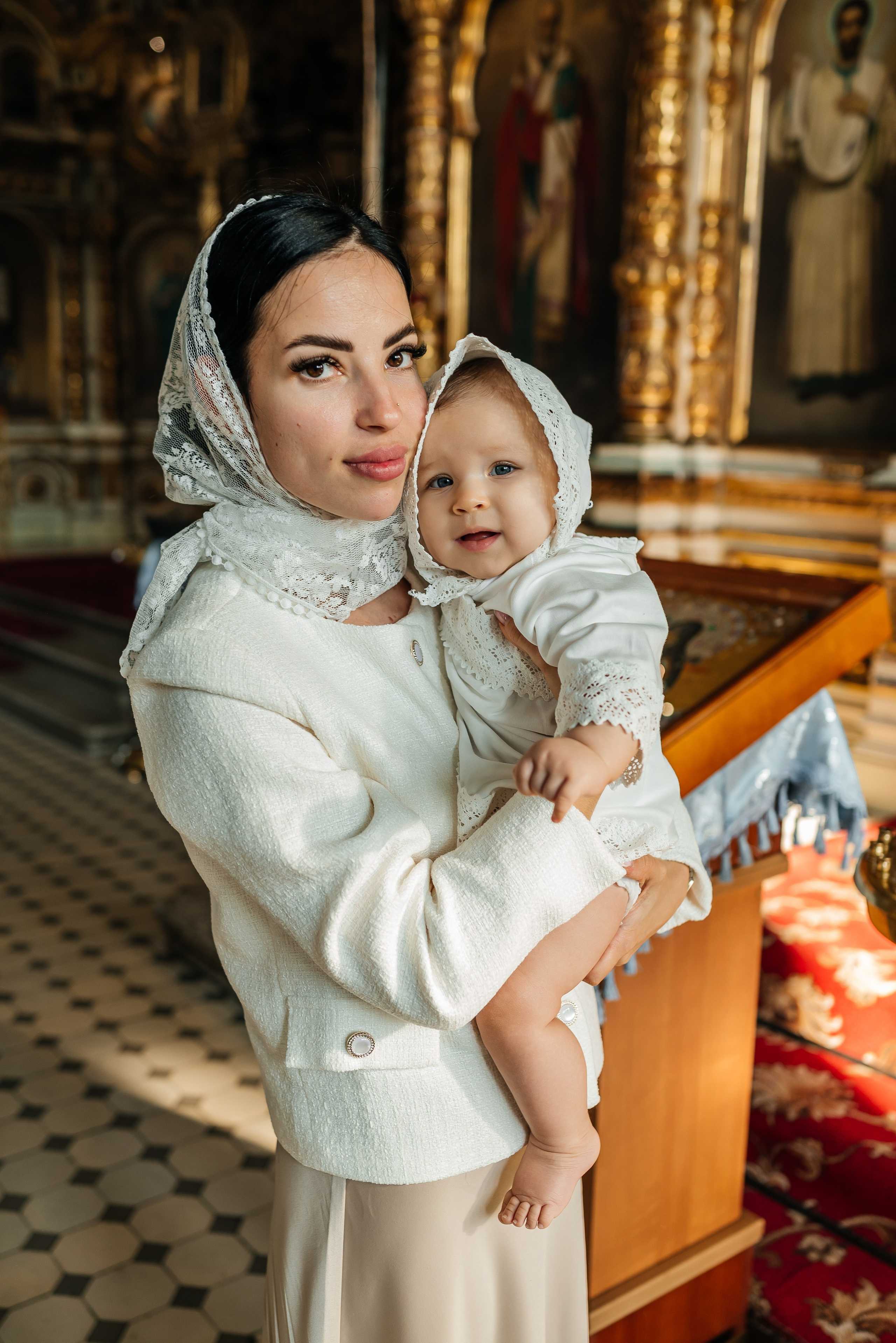 Крещение в Храме Успения Пресвятой Богородицы Гундоровский. Фотограф в Каменске-Шахтинском и парке Лога Ольга Сагал
