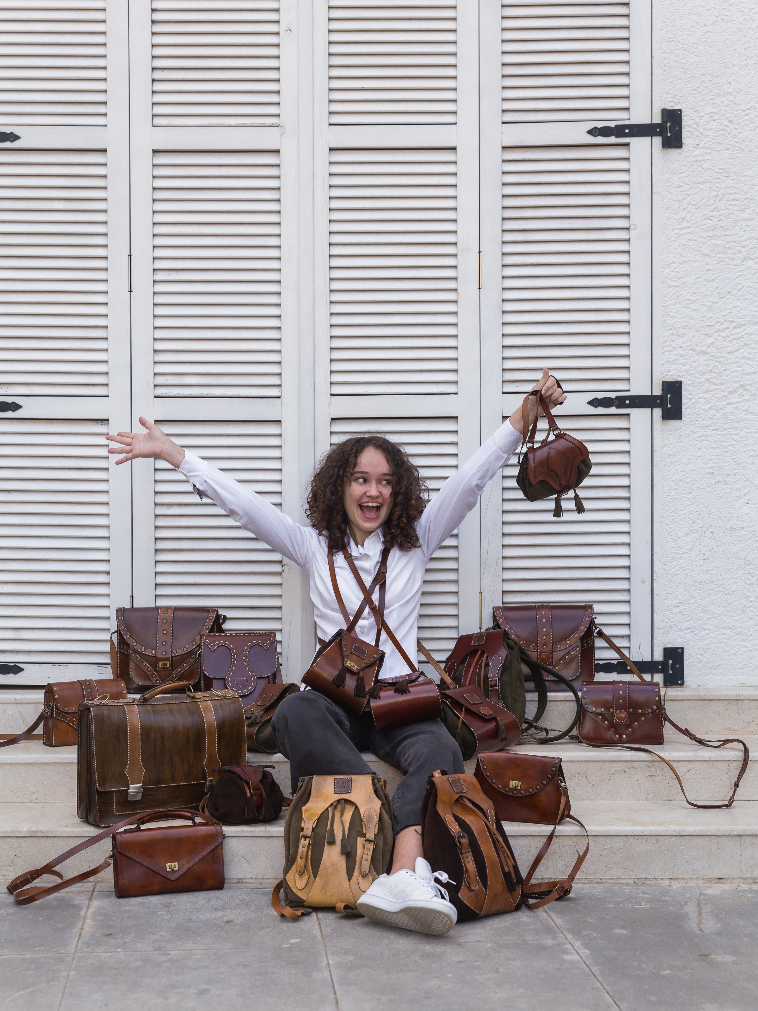 Photography of handmade leather bags. Профессиональный семейный и детский фотограф в Измире Ирина Эрон