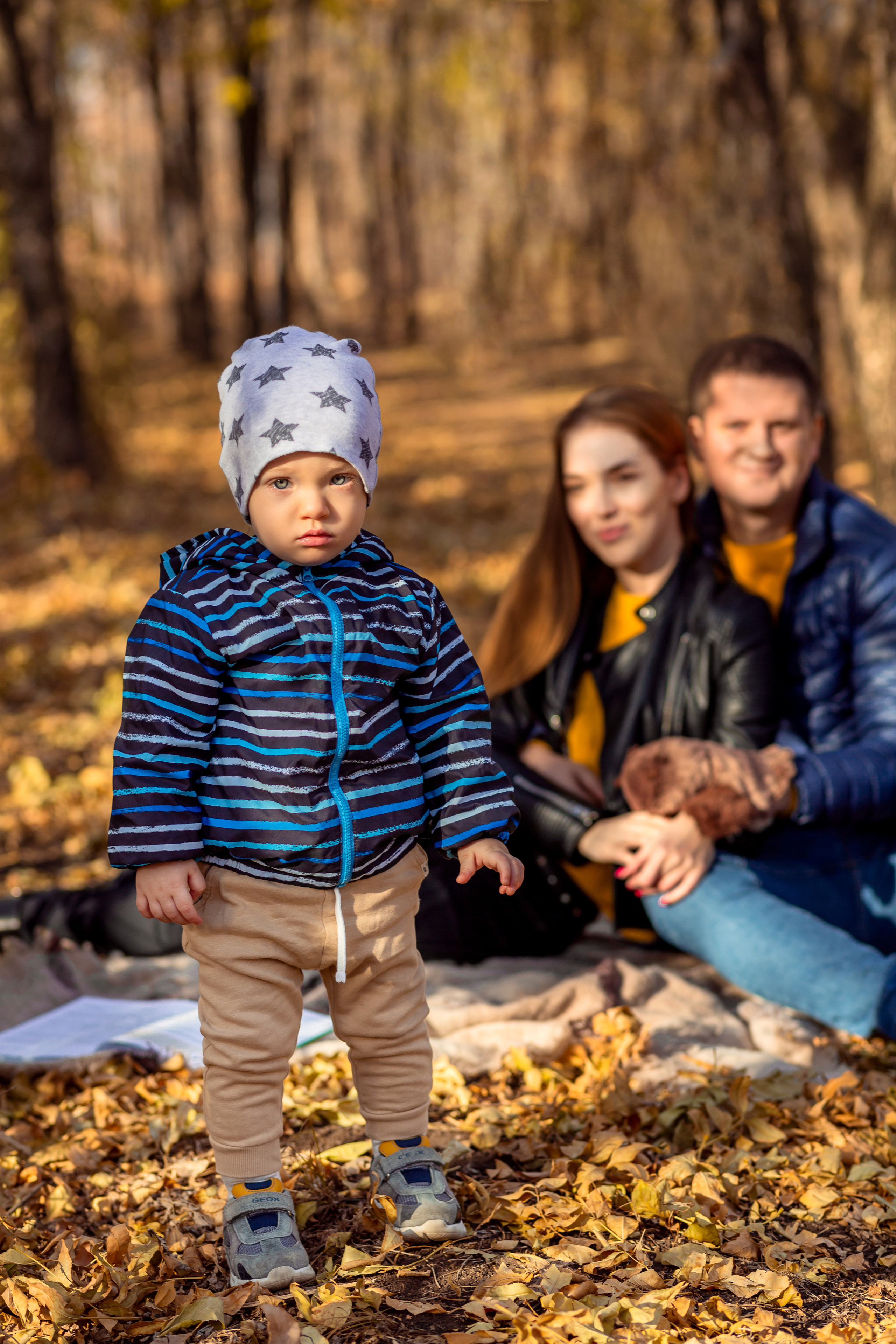 Семейная осенняя фотосессия Марины, Сергея и Мишеньки. Женский фотограф в Оренбурге Ирина Заводчикова