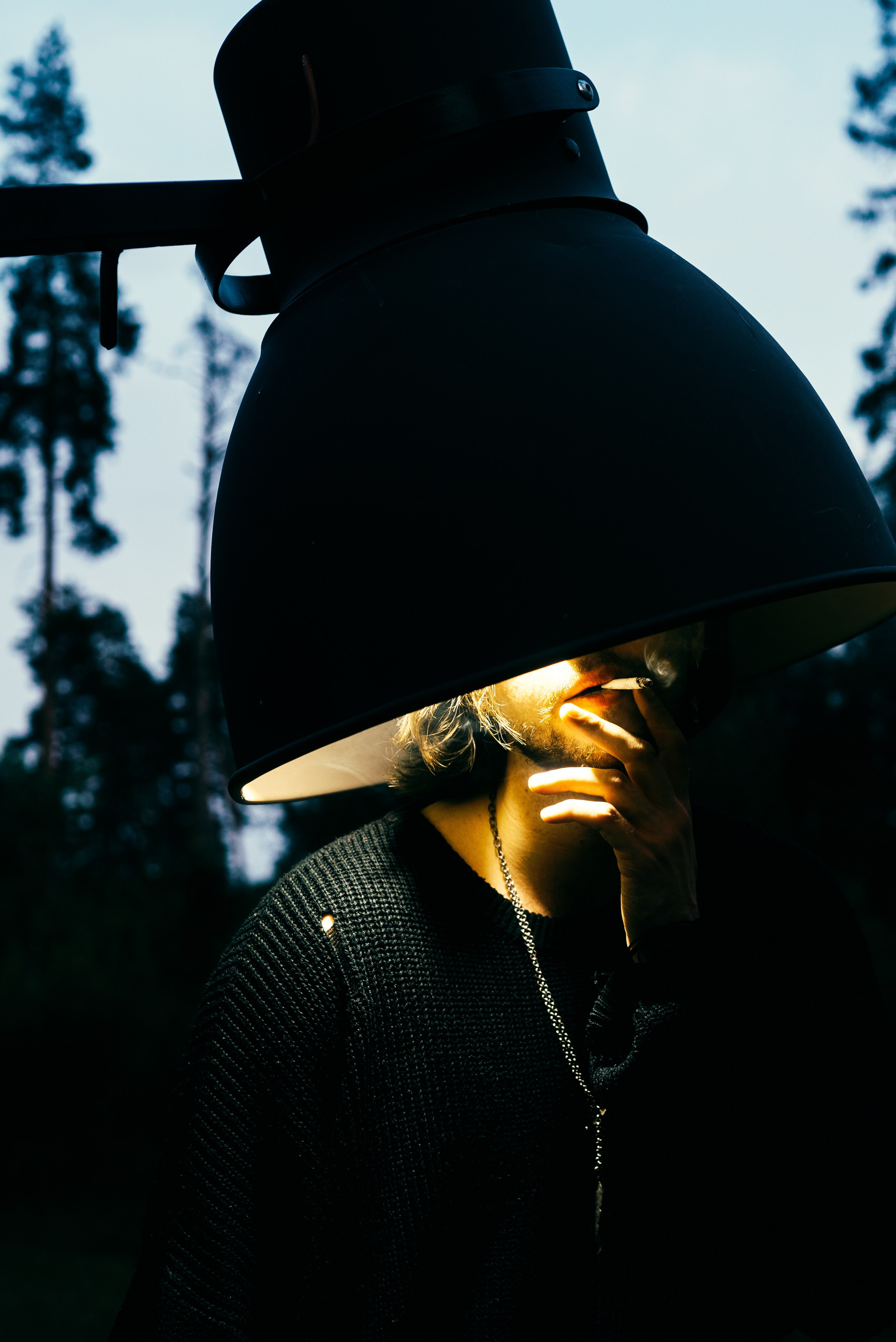 Съёмка солиста группы в лесу. Фотоведьма Дарья Нечинская