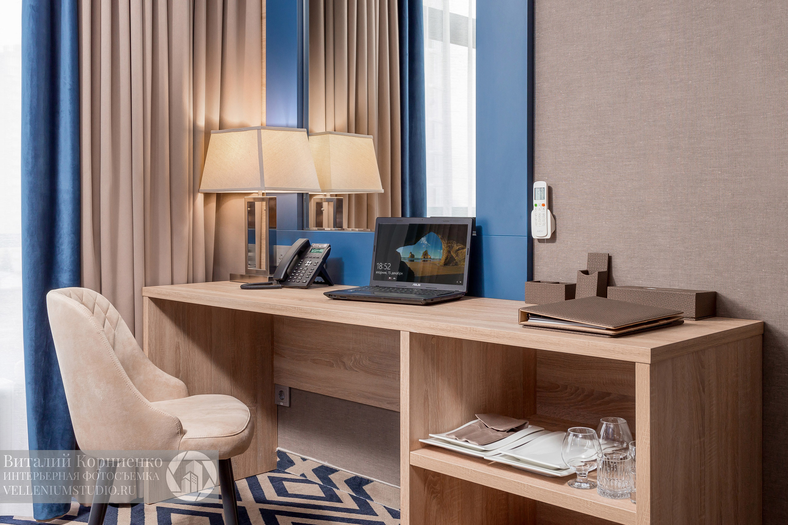 Фотосъемка отеля в Краснодаре Gold in Garden 4*. Интерьерный фотограф Краснодар: профессионально по доступным ценам