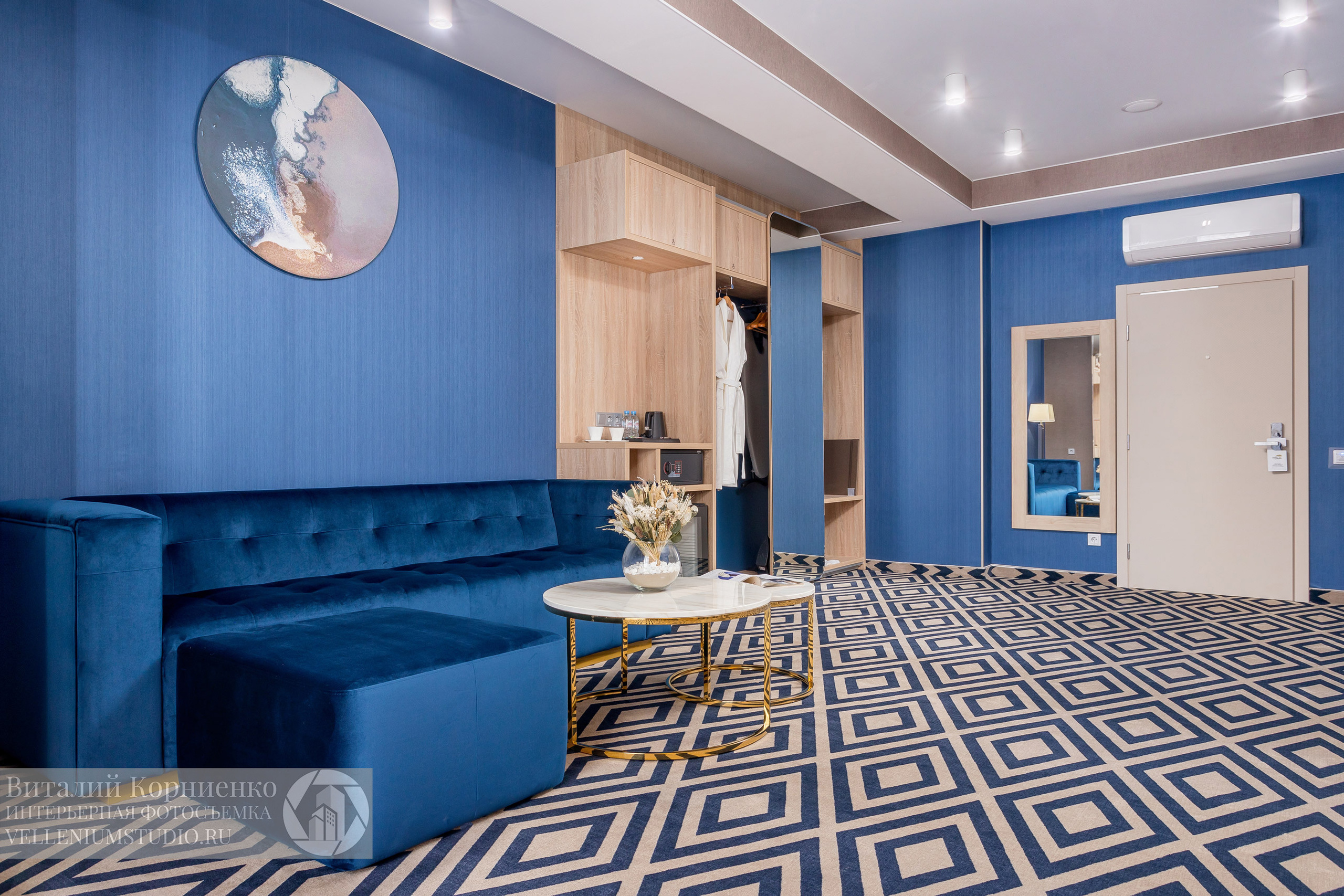 Фотосъемка отеля в Краснодаре Gold in Garden 4*. Интерьерный фотограф Краснодар: профессионально по доступным ценам