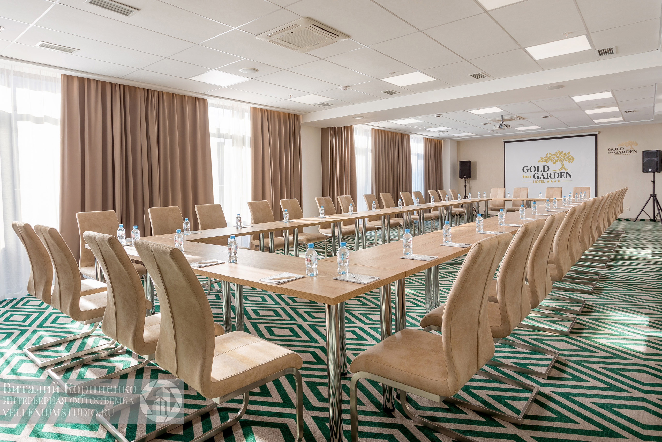 Фотосъемка отеля в Краснодаре Gold in Garden 4*. Интерьерный фотограф Краснодар: профессионально по доступным ценам