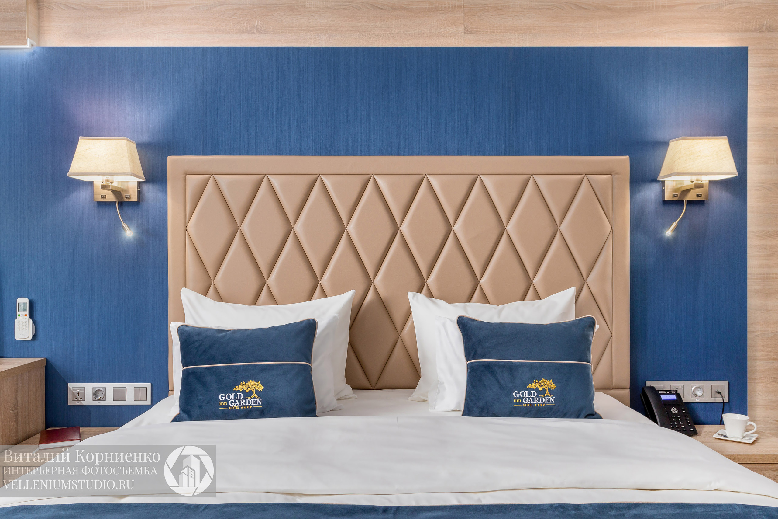 Фотосъемка отеля в Краснодаре Gold in Garden 4*. Интерьерный фотограф Краснодар: профессионально по доступным ценам