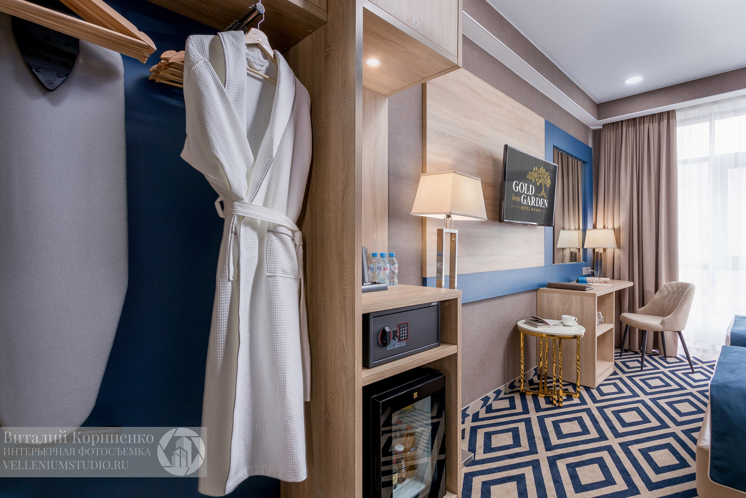 Фотосъемка отеля в Краснодаре Gold in Garden 4*. Интерьерный фотограф Краснодар: профессионально по доступным ценам