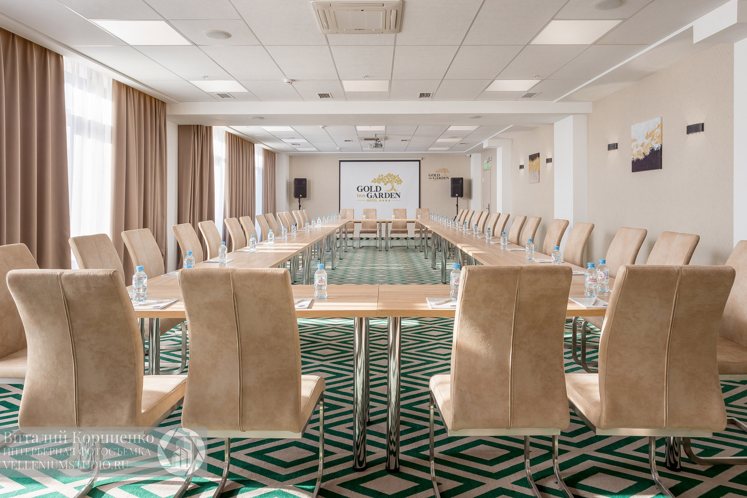 Фотосъемка отеля в Краснодаре Gold in Garden 4*. Интерьерный фотограф Краснодар: профессионально по доступным ценам