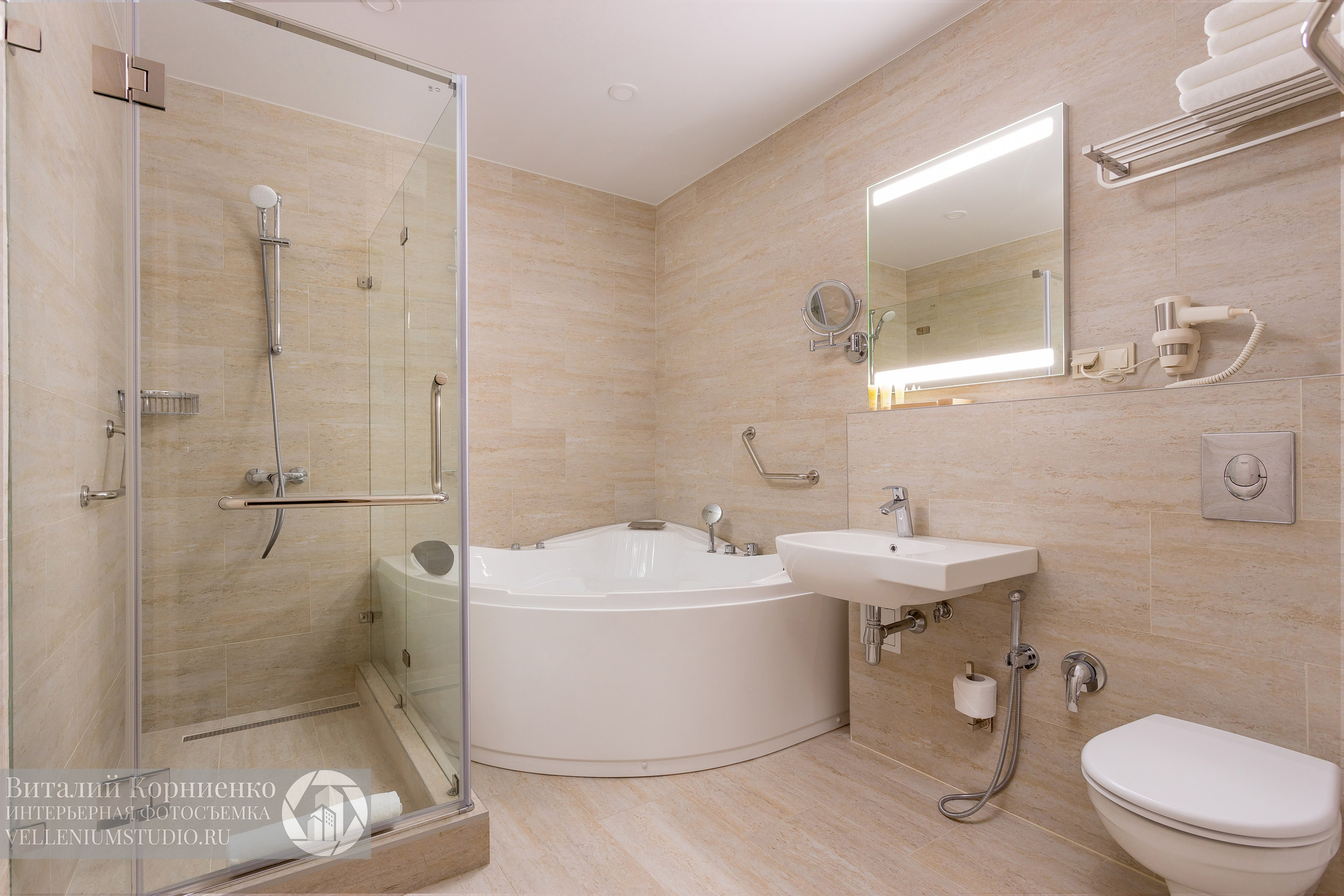 Фотосъемка отеля в Краснодаре Gold in Garden 4*. Интерьерный фотограф Краснодар: профессионально по доступным ценам