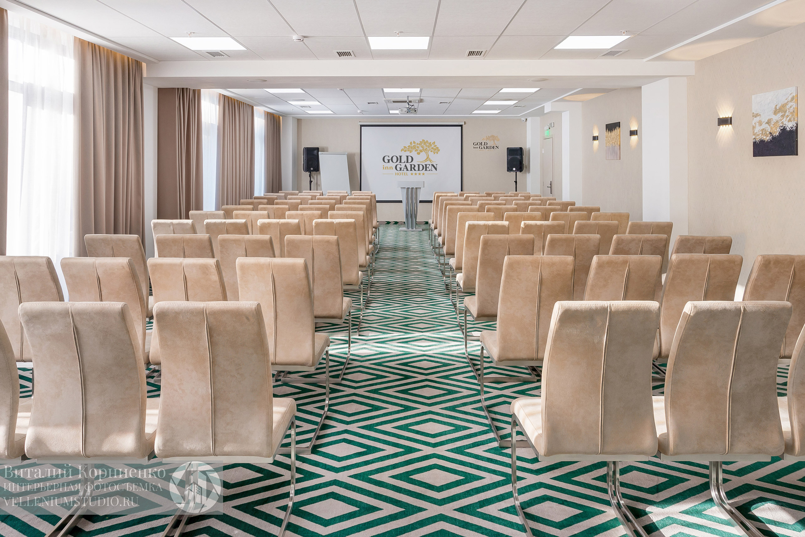 Фотосъемка отеля в Краснодаре Gold in Garden 4*. Интерьерный фотограф Краснодар: профессионально по доступным ценам