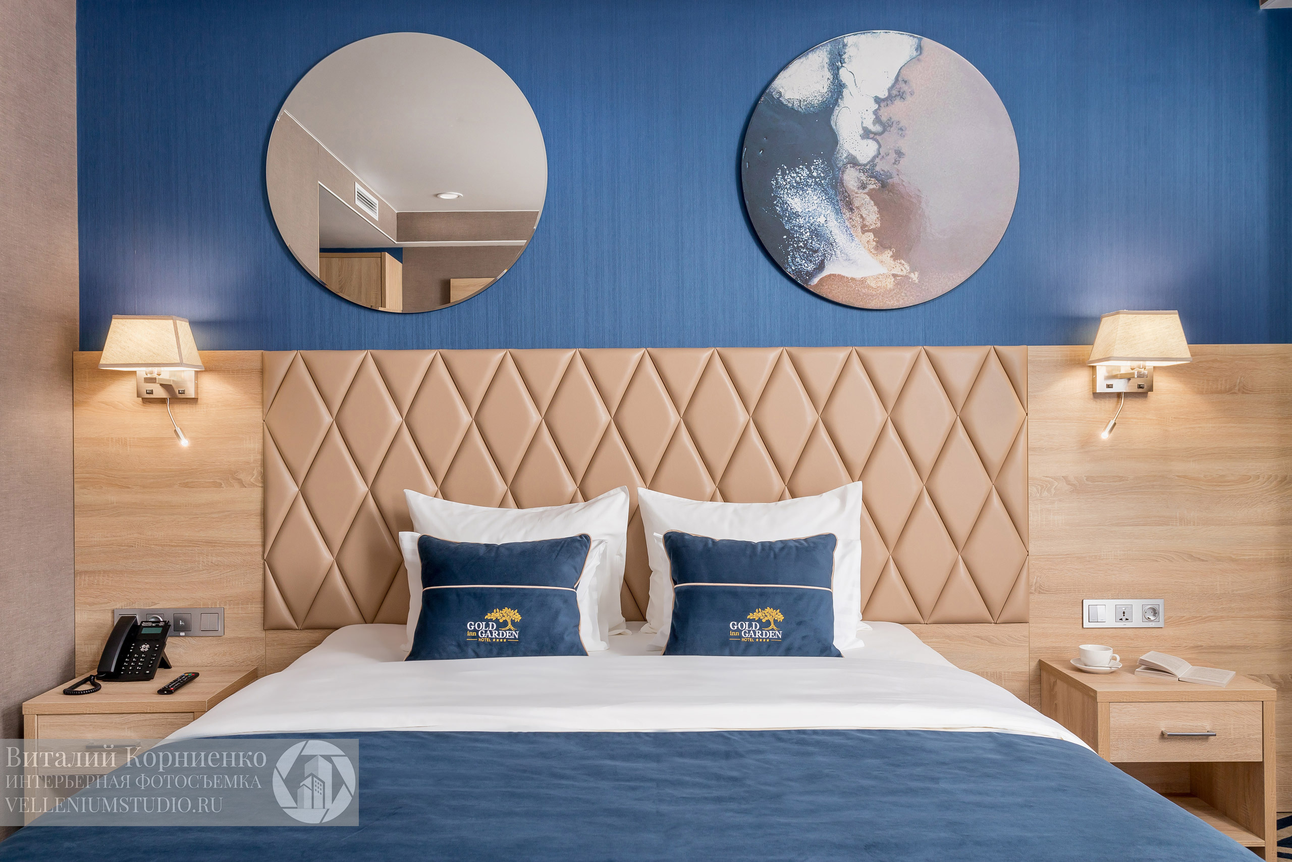 Фотосъемка отеля в Краснодаре Gold in Garden 4*. Интерьерный фотограф Краснодар: профессионально по доступным ценам