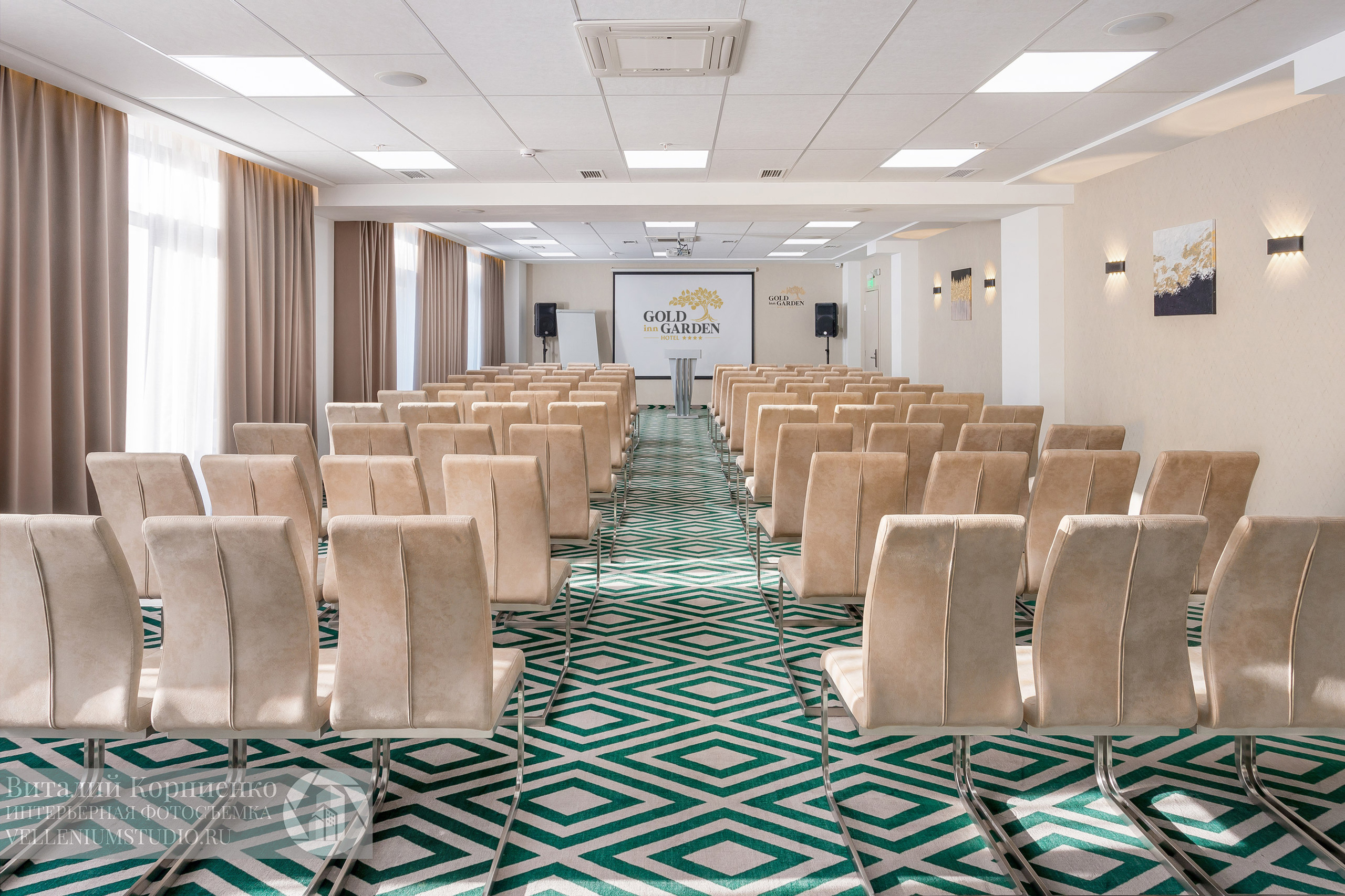 Фотосъемка отеля в Краснодаре Gold in Garden 4*. Интерьерный фотограф Краснодар: профессионально по доступным ценам