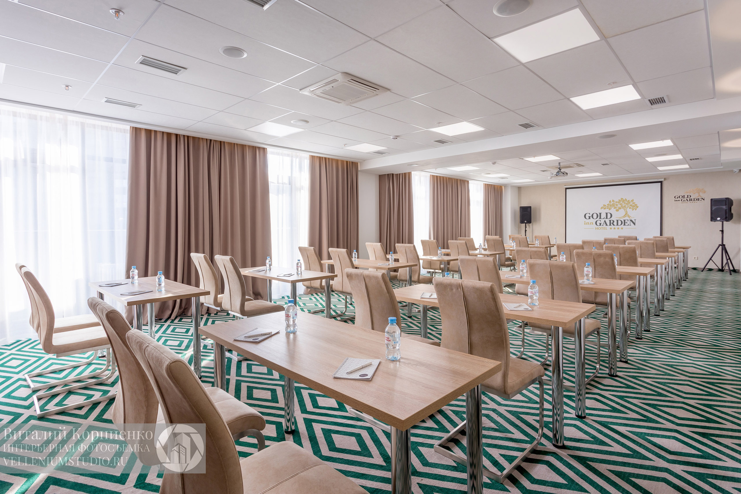 Фотосъемка отеля в Краснодаре Gold in Garden 4*. Интерьерный фотограф Краснодар: профессионально по доступным ценам