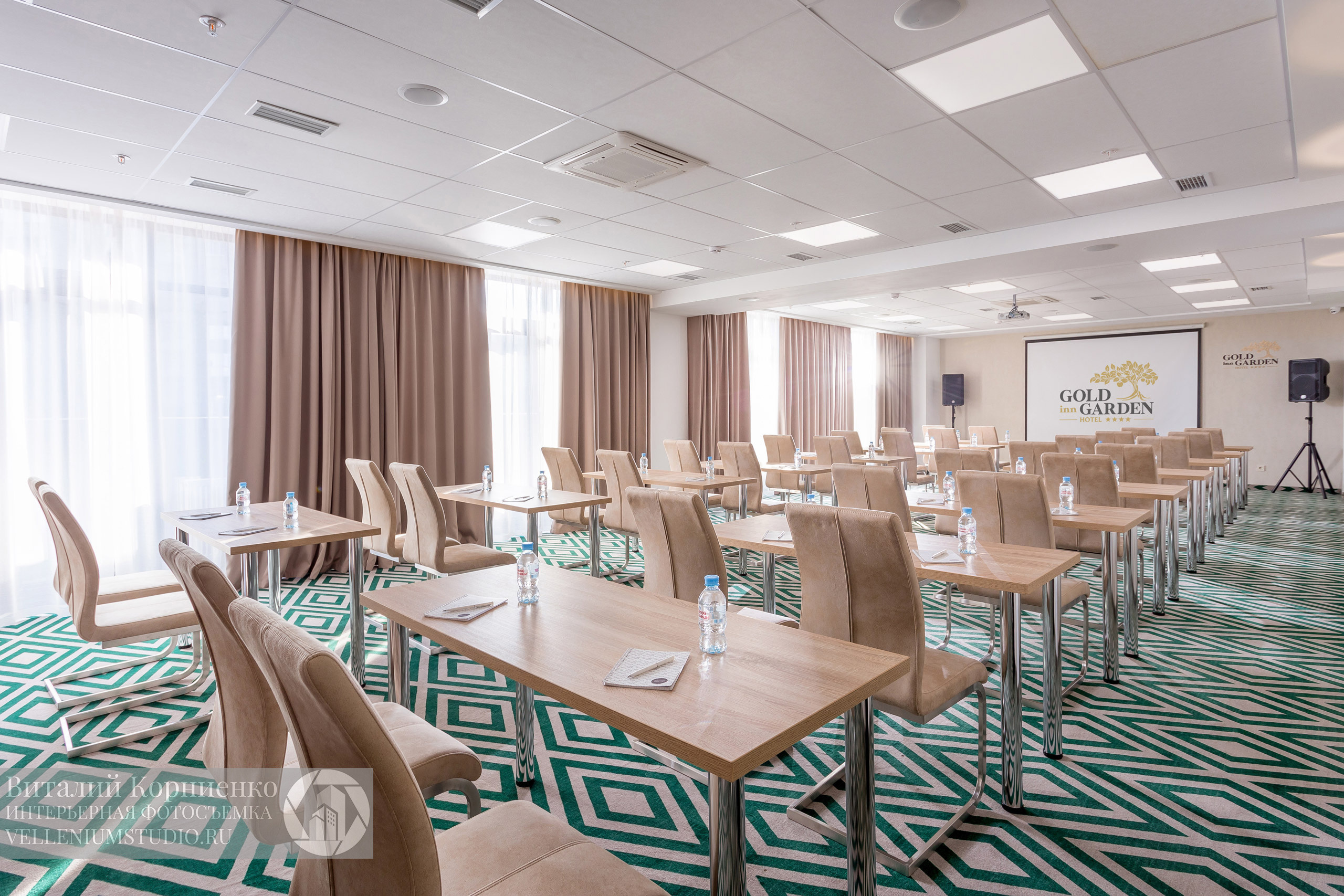 Конференц залы. Интерьерный фотограф Краснодар: профессионально по доступным ценам