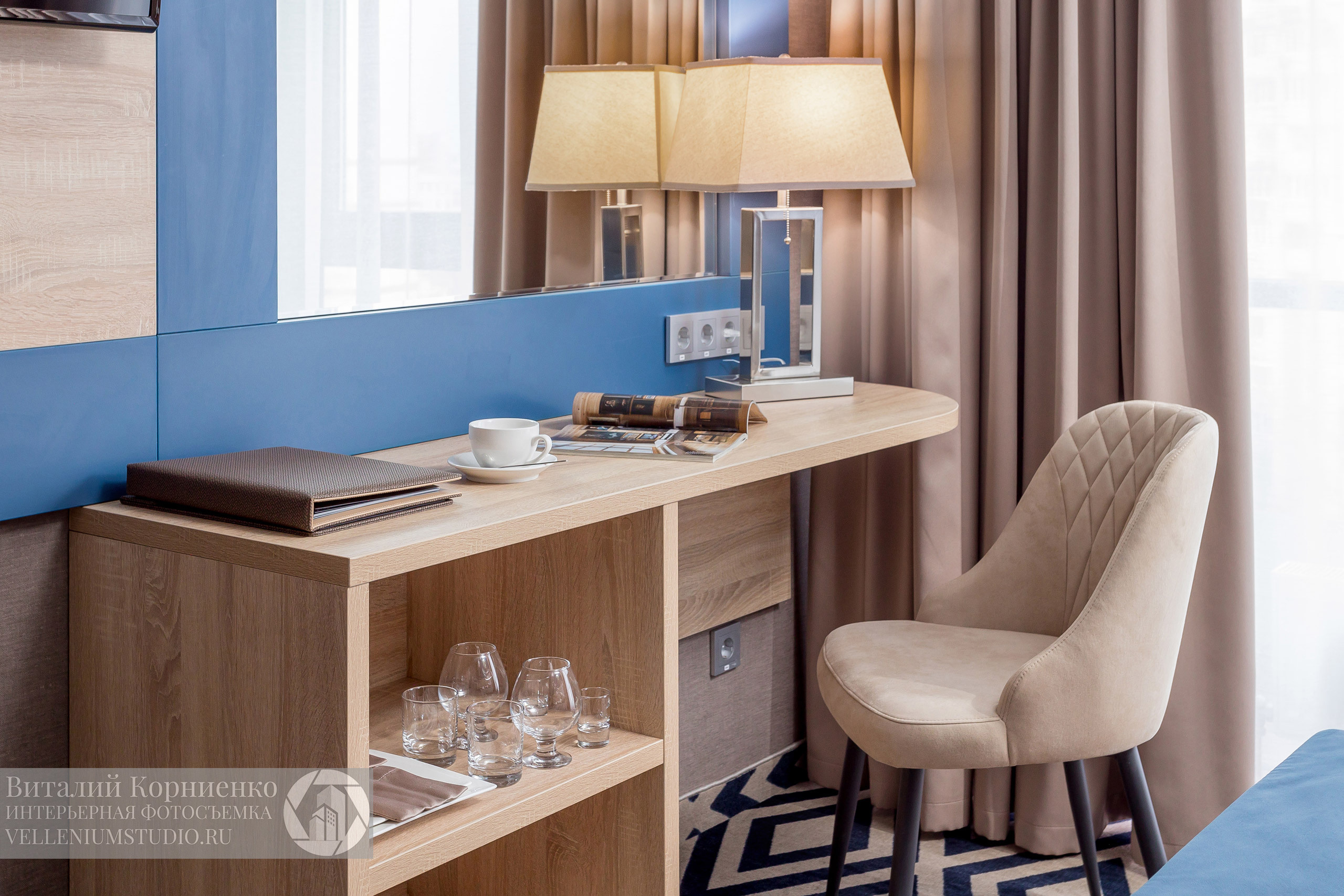 Фотосъемка отеля в Краснодаре Gold in Garden 4*. Интерьерный фотограф Краснодар: профессионально по доступным ценам