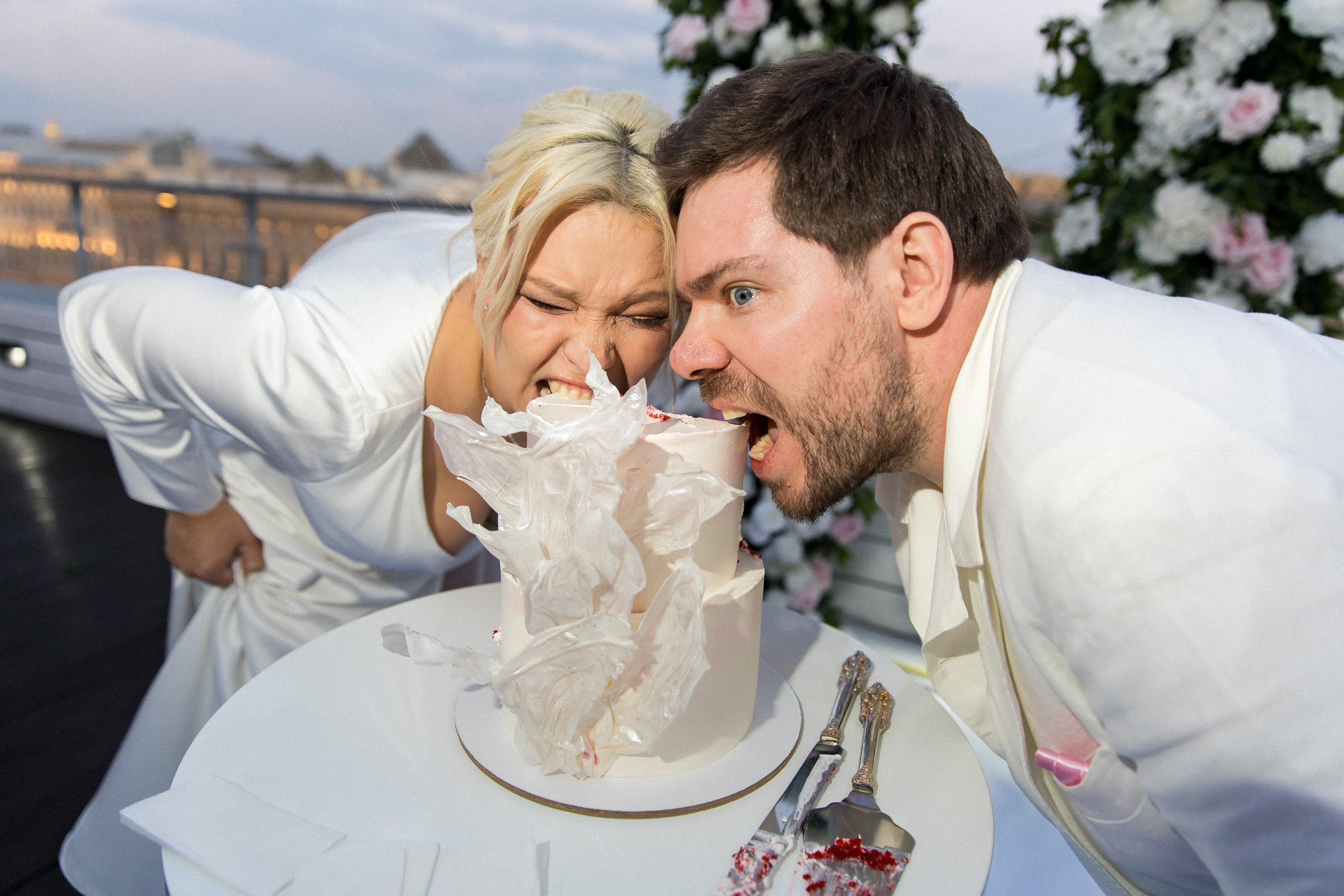 Паша и Иришка. Снимаю съемки