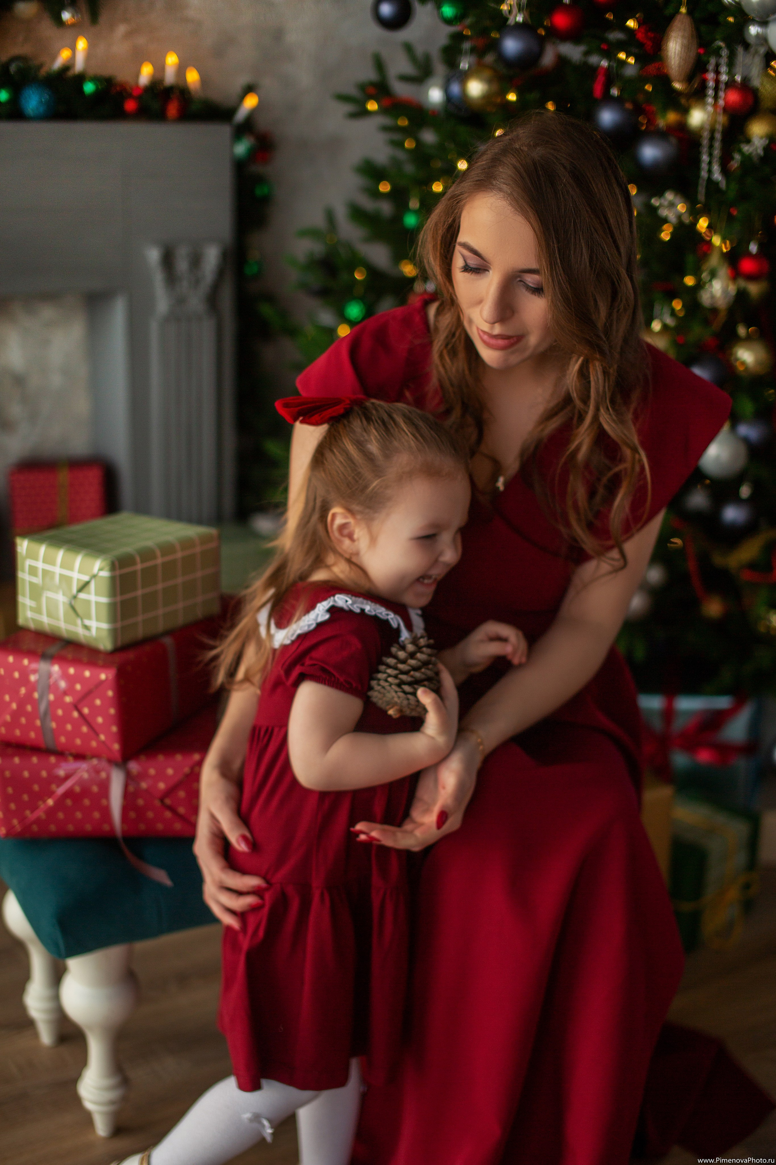 Новогодняя сказка Есении, 2024. Семейный и детский фотограф в Петрозаводске