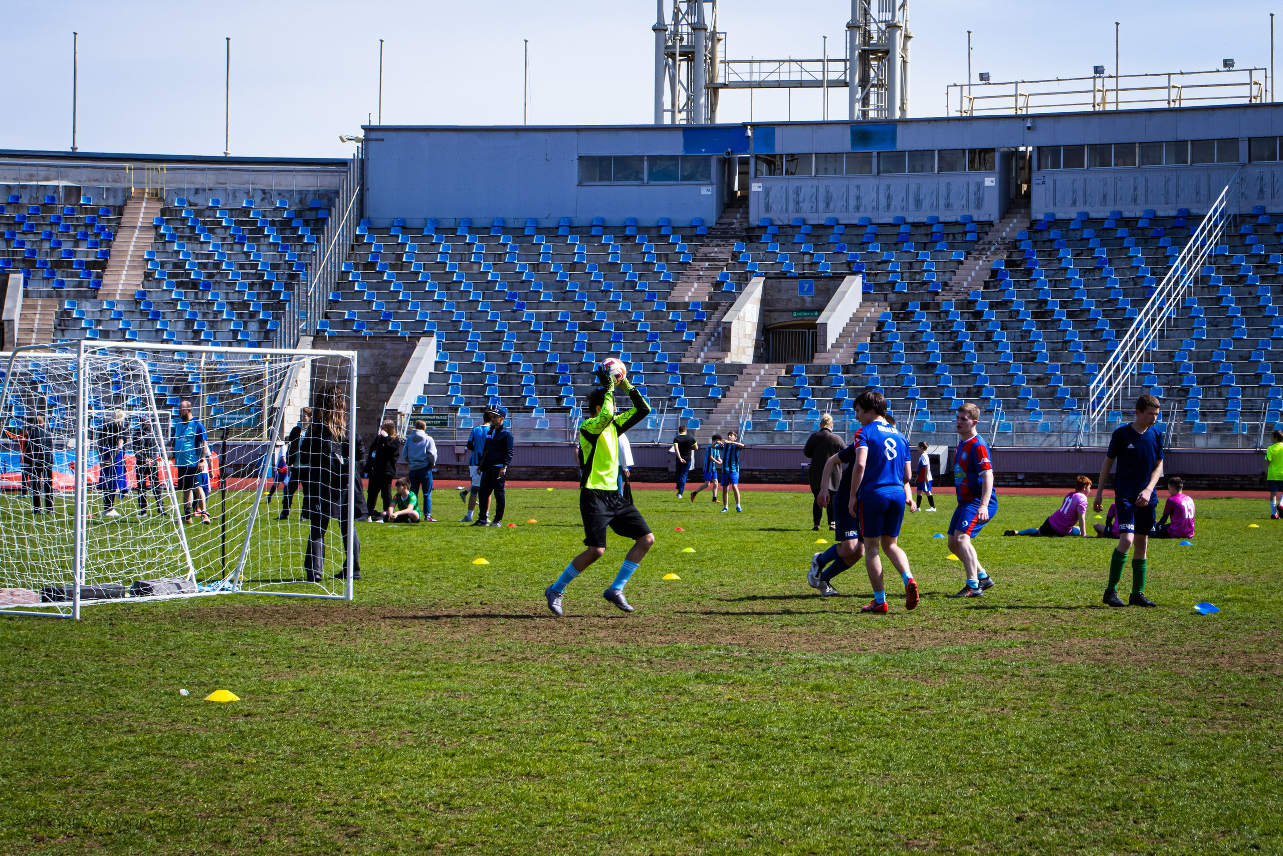 XI Ежегодный турнир по футболу «Юный Зенитовец». Фотограф ювелирных украшений в Санкт-Петербурге Воробьева Мария