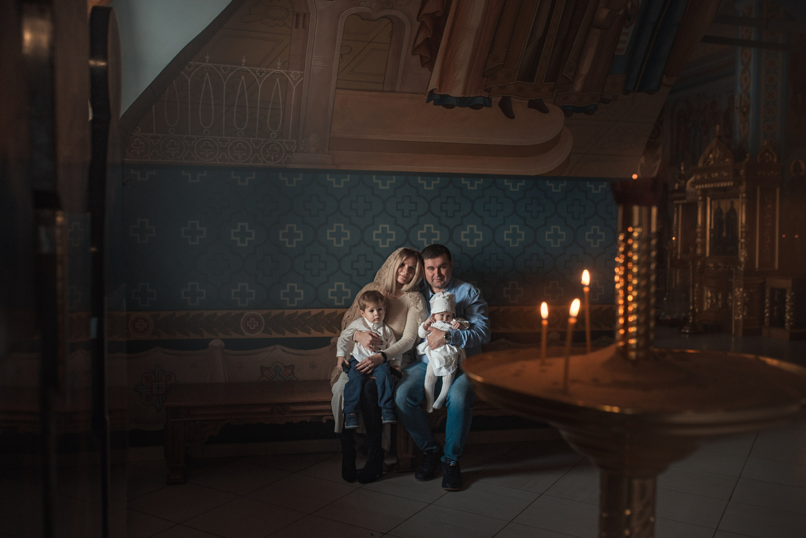 Крещение Екатерины в Троицком соборе Саратова. Фотограф на крещение в Саратове Марина Грушина