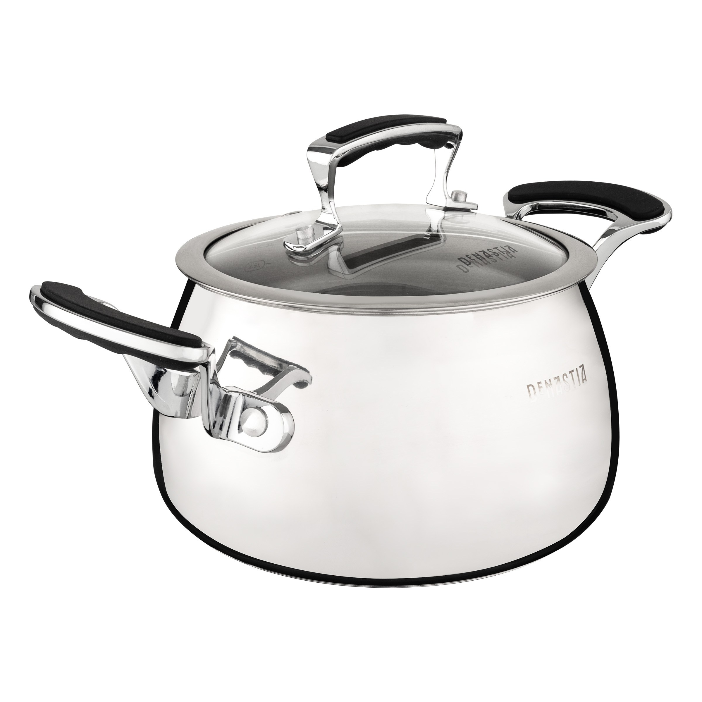 Кастрюля из нержавейки с зеркальной поверхностью | Фото для карточки Ozon