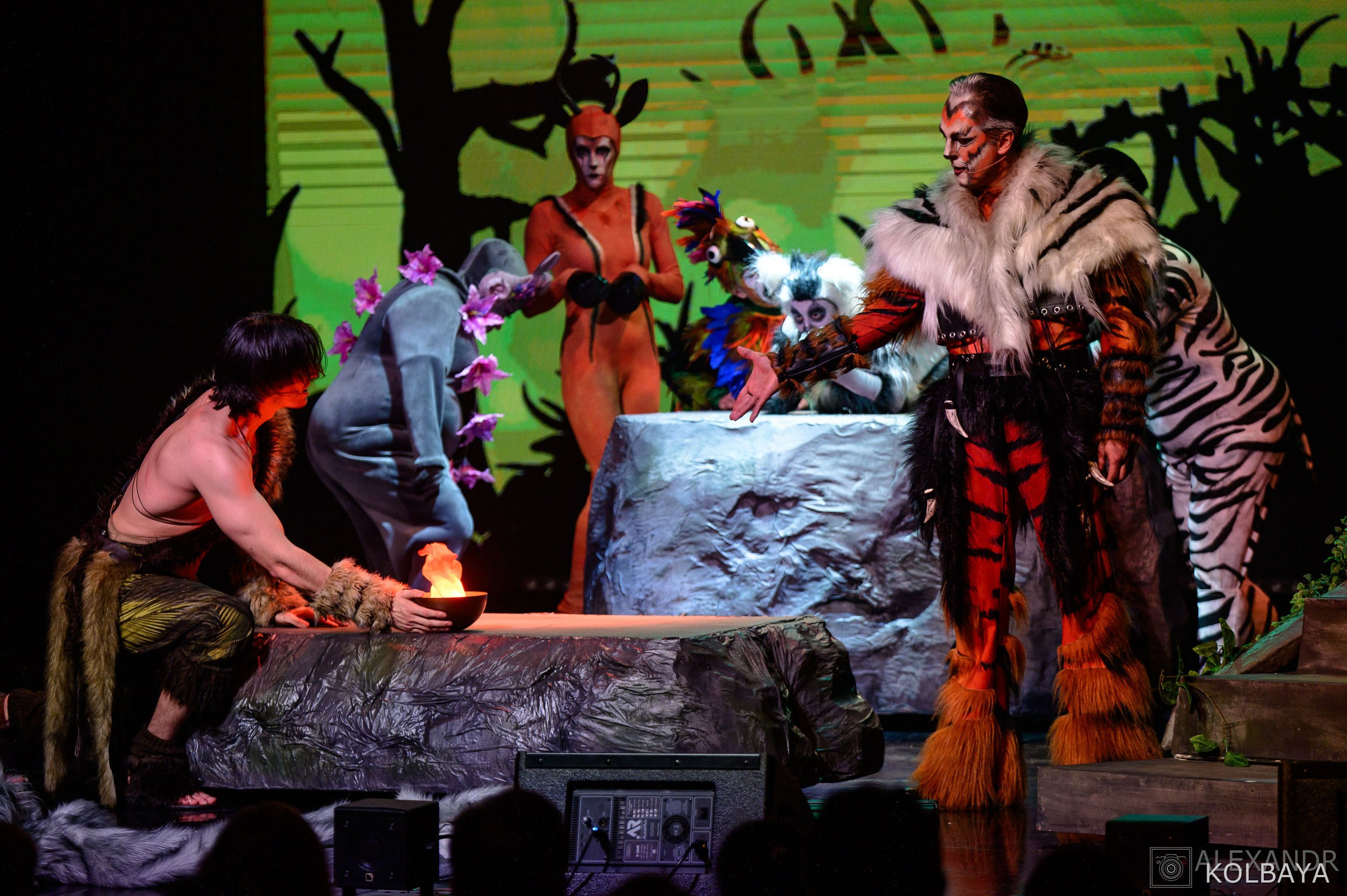 Мюзикл «Маугли». Концертный и театральный репортажный фотограф в Москве Александр Колбая