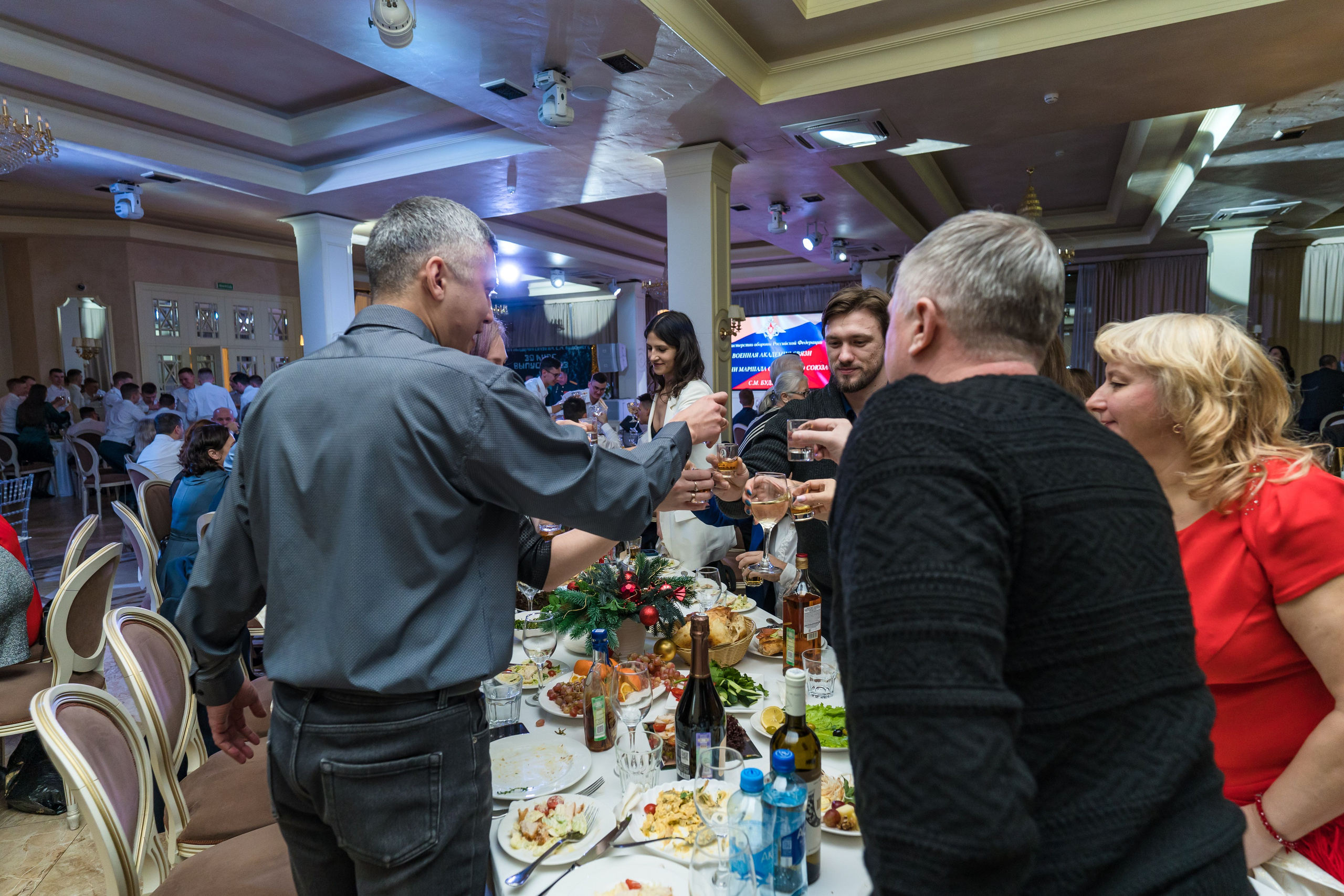 Фотосъемка выпуска военной академии и вручение дипломов