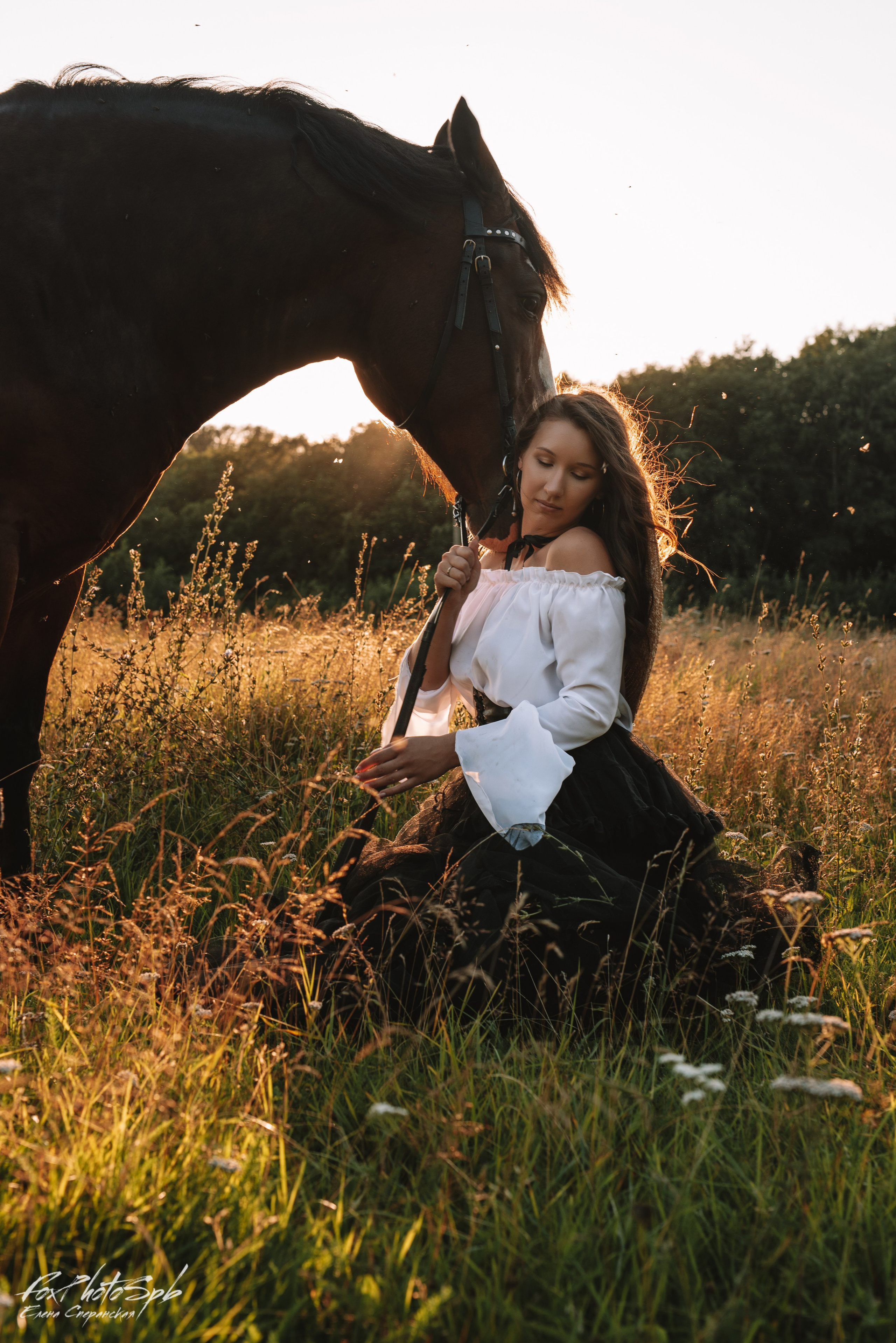 С лошадками. Фотограф в Санкт-Петербурге и Ленинградской области