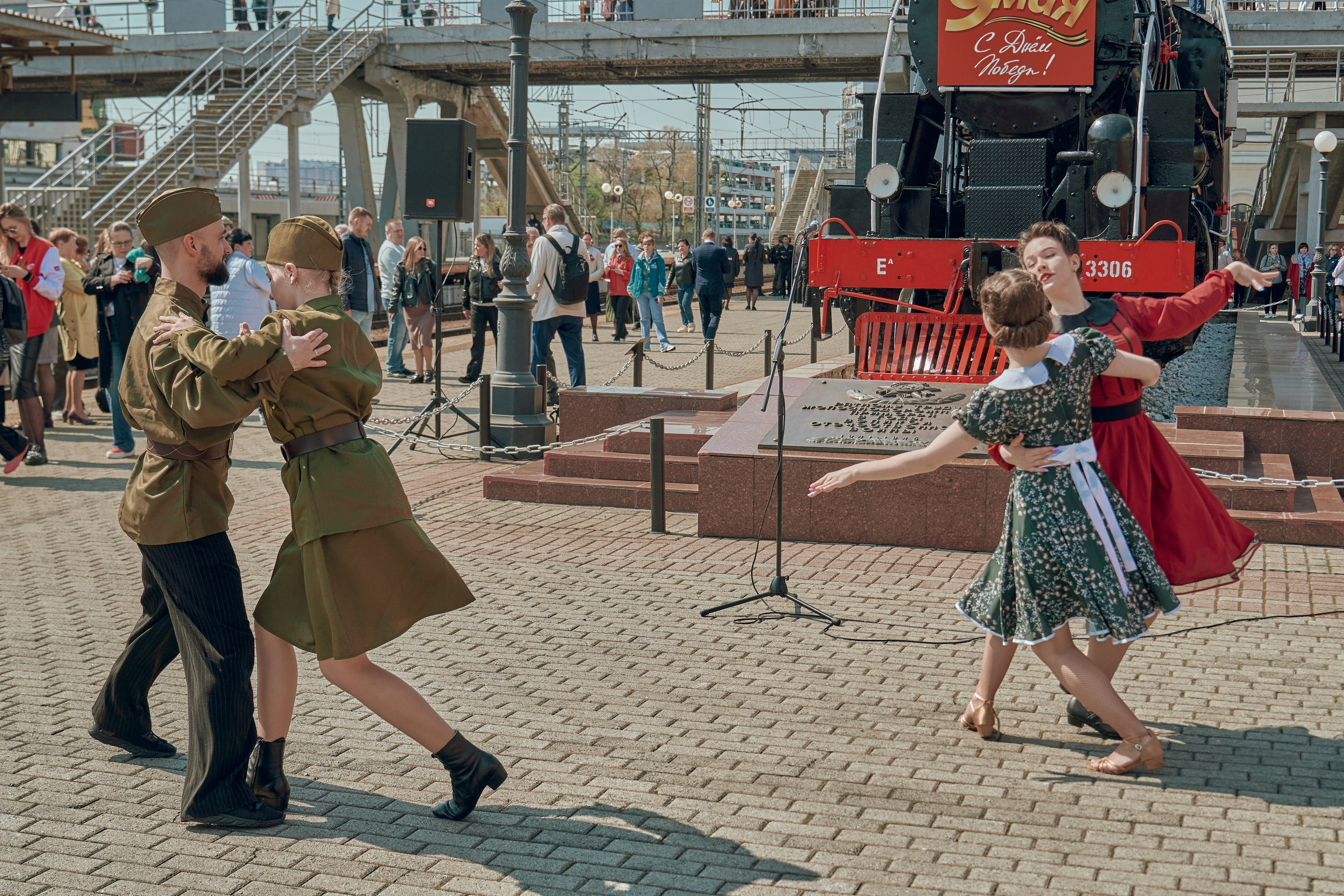 Поезд Победы!. Фотограф во Владивостоке
