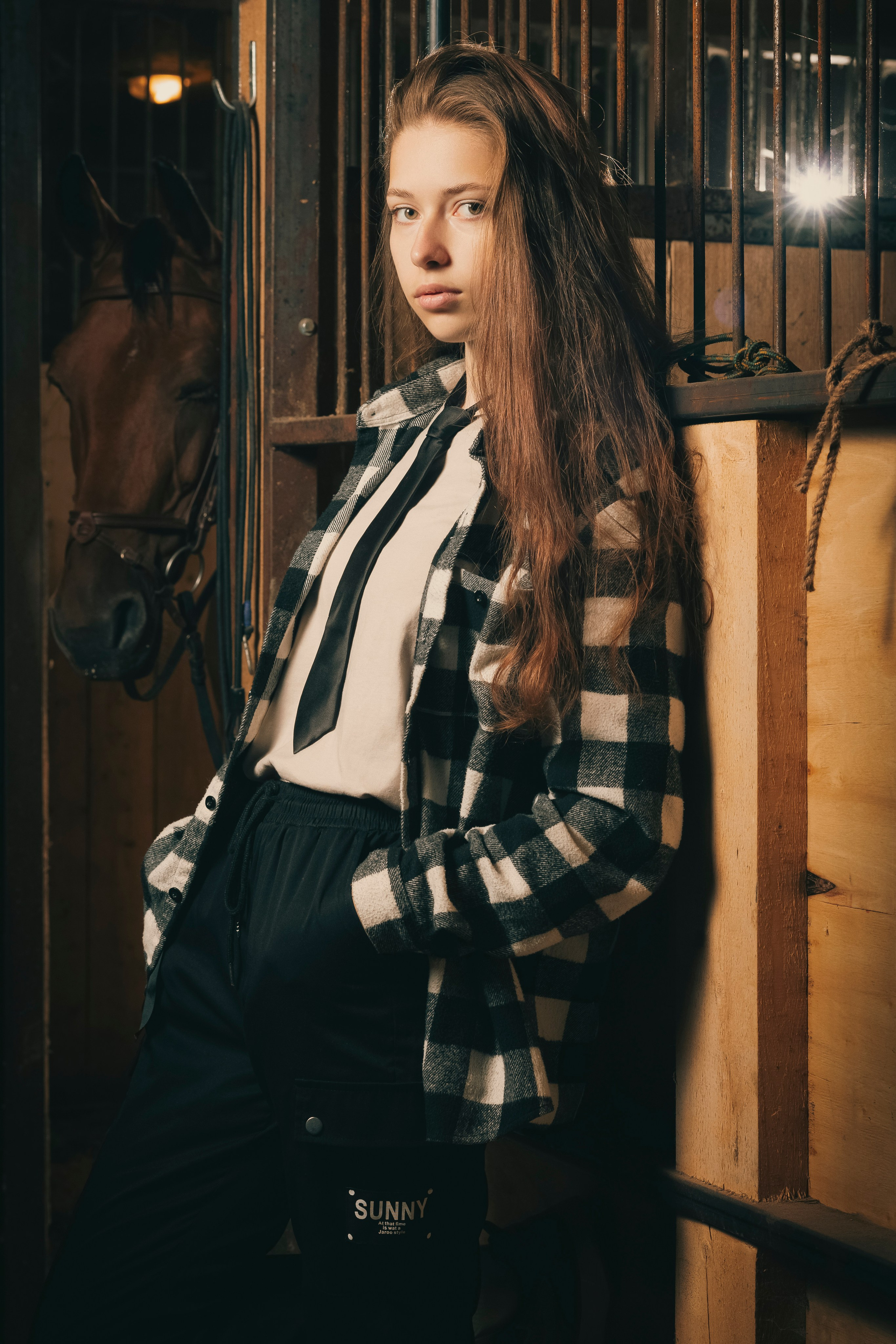 Лиза, фотосессия с лошадьми. Фотограф в Туле — Борисов Николай