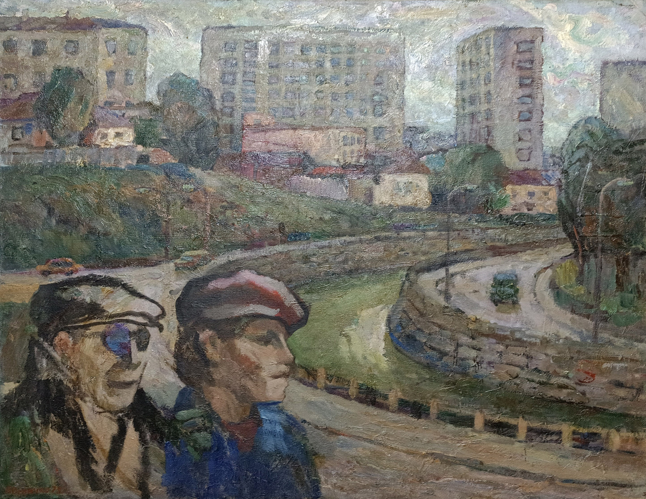 «На Яузе» 1979–2002 года. Художник Величко Вадим Семёнович