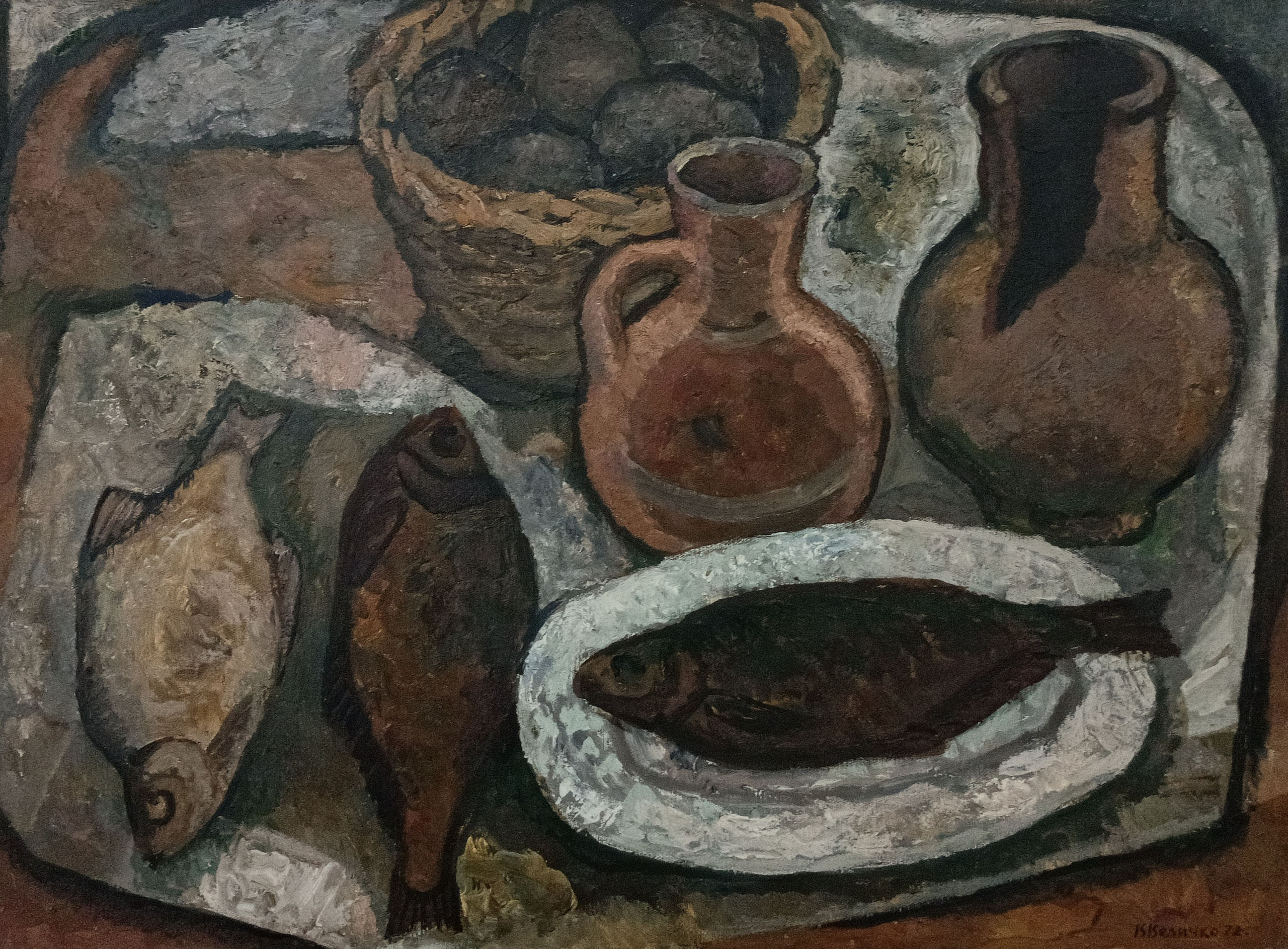 «Рыбы» 1972 год. Художник Величко Вадим Семёнович