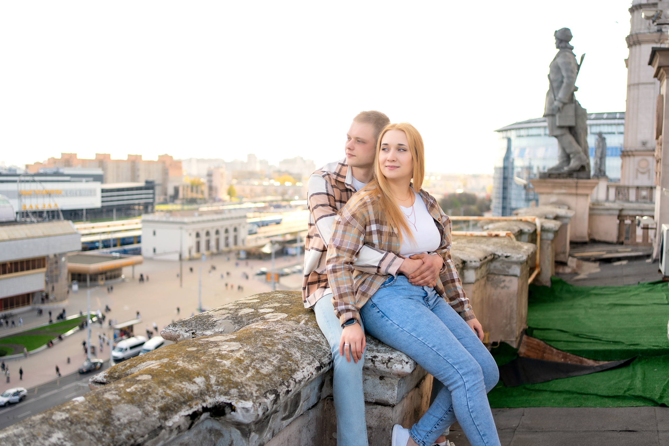 Крыша города. Семейный и свадебный фотограф Минск, Беларусь Анна Орловская