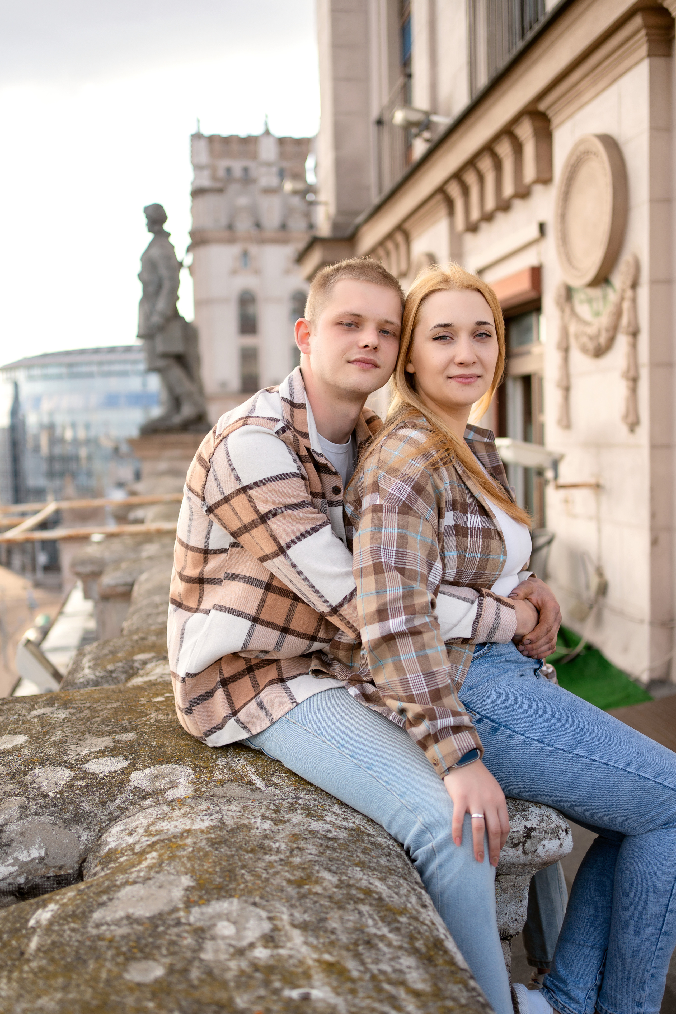 Крыша города. Семейный и свадебный фотограф Минск, Беларусь Анна Орловская