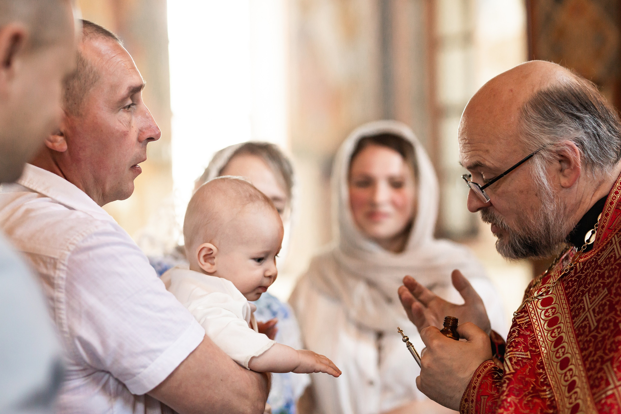 Крещение в храме г. Наро-Фоминск. Фотограф Олеся Бакалина