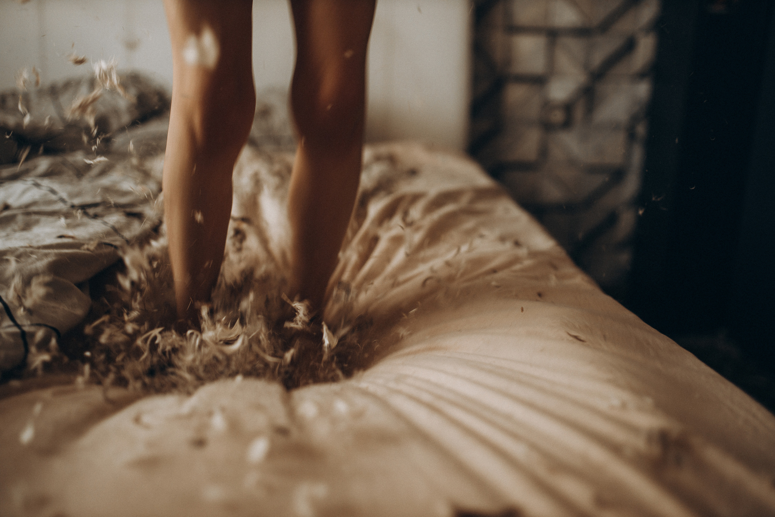 Гусиный пух, жара, декабрь