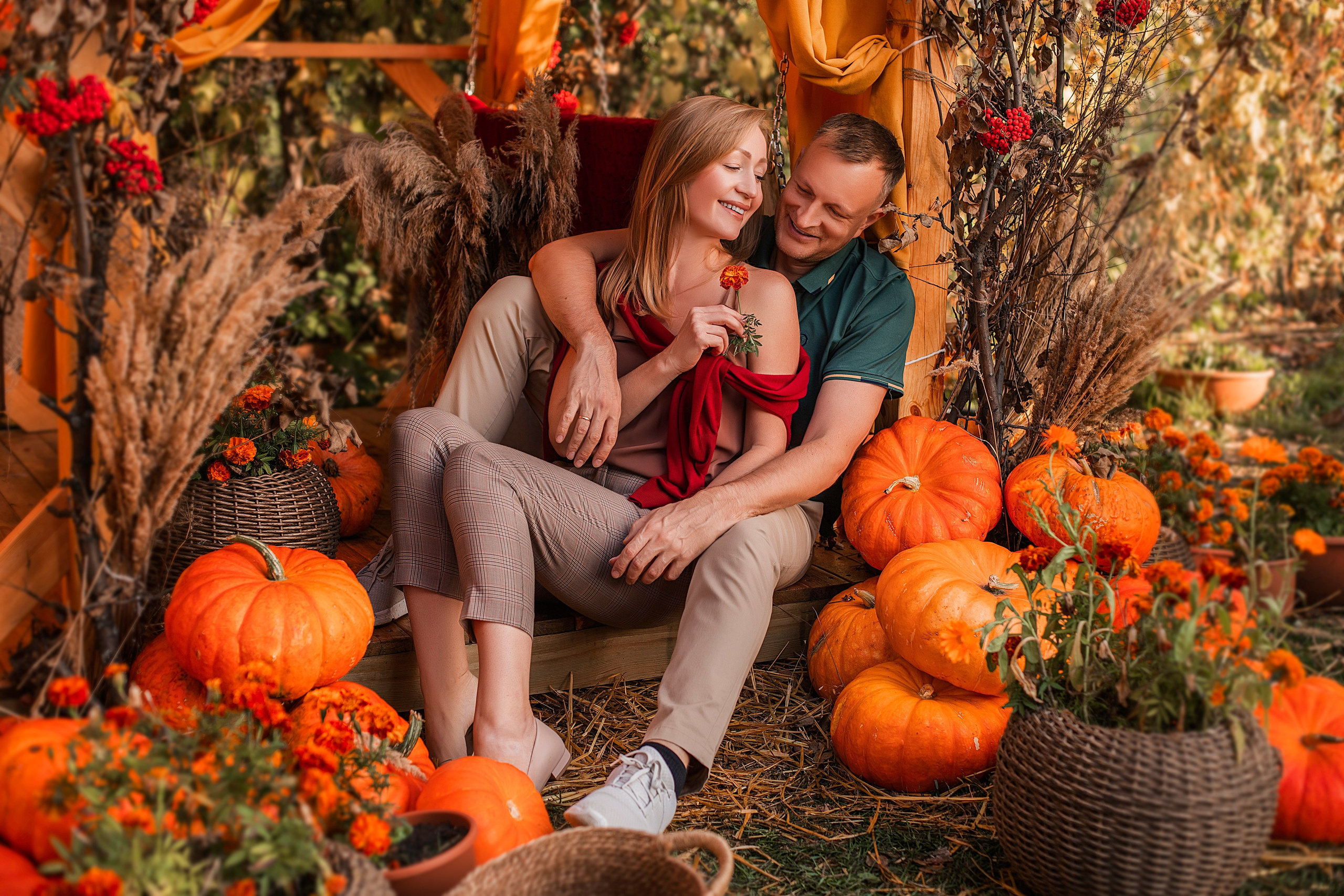 Семейная съёмка в локации «Фото-дача». Фотограф Елена Аленская