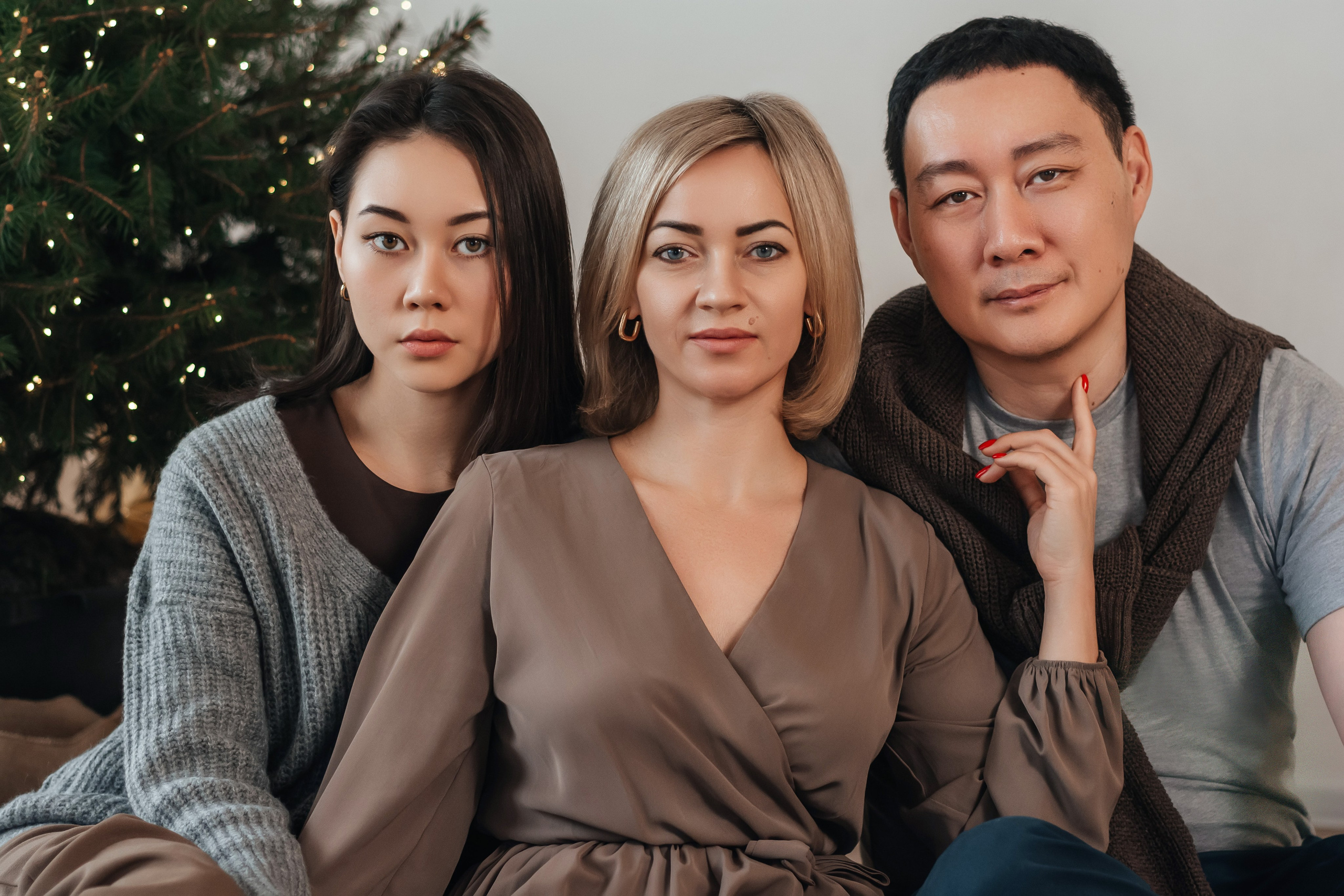 Новогодняя семейная фотосессия. Семейный и детский фотограф Кущ Наташа