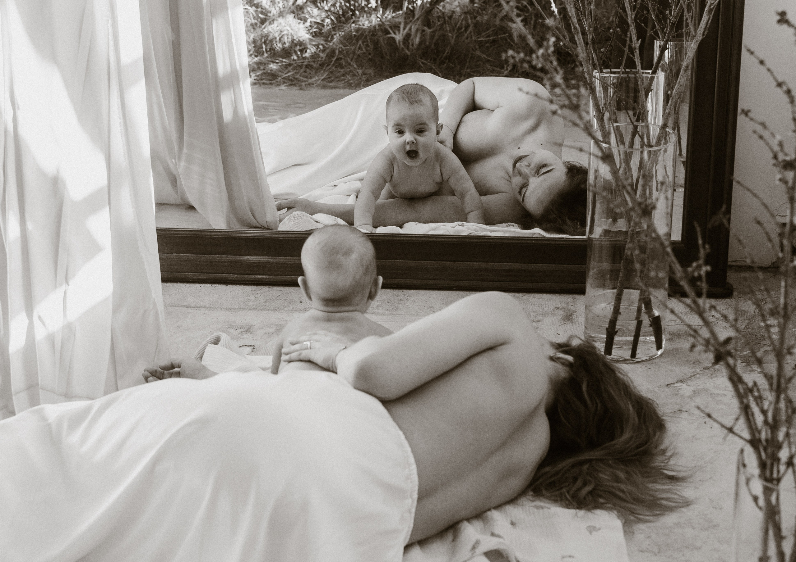 Цветочное материнство. Семейный, ньюборн фотограф, фотограф на роды в Москве, Виктория Тюльдюкова