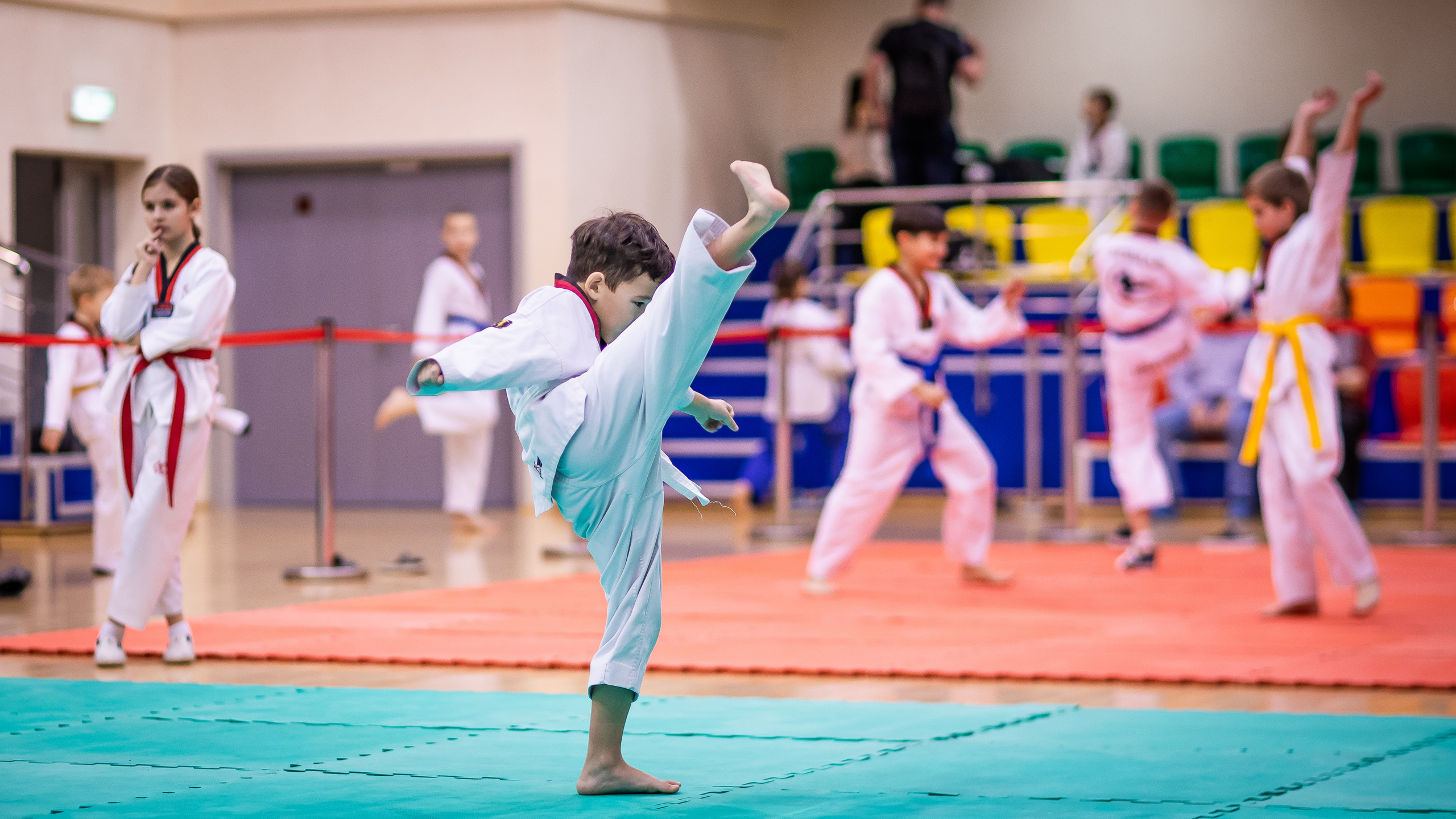 Турнир Федерации детского тхэквондо России по дисциплине ПХУМСЭ. Спортивный фотограф Максим Серегин