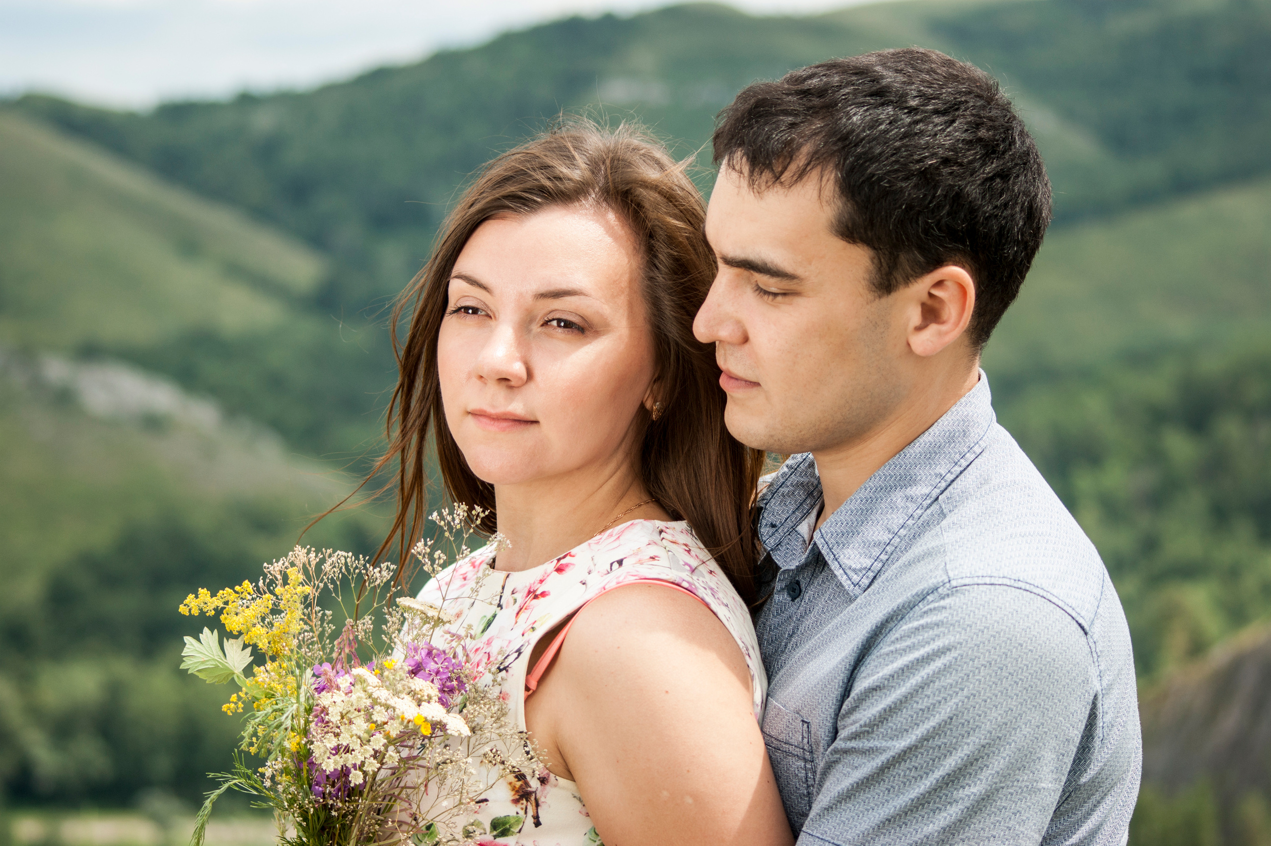 Love story Евгения и Екатерины в горах. Фотограф в Сочи Тиунова Маргарита и Тиунов Евгений