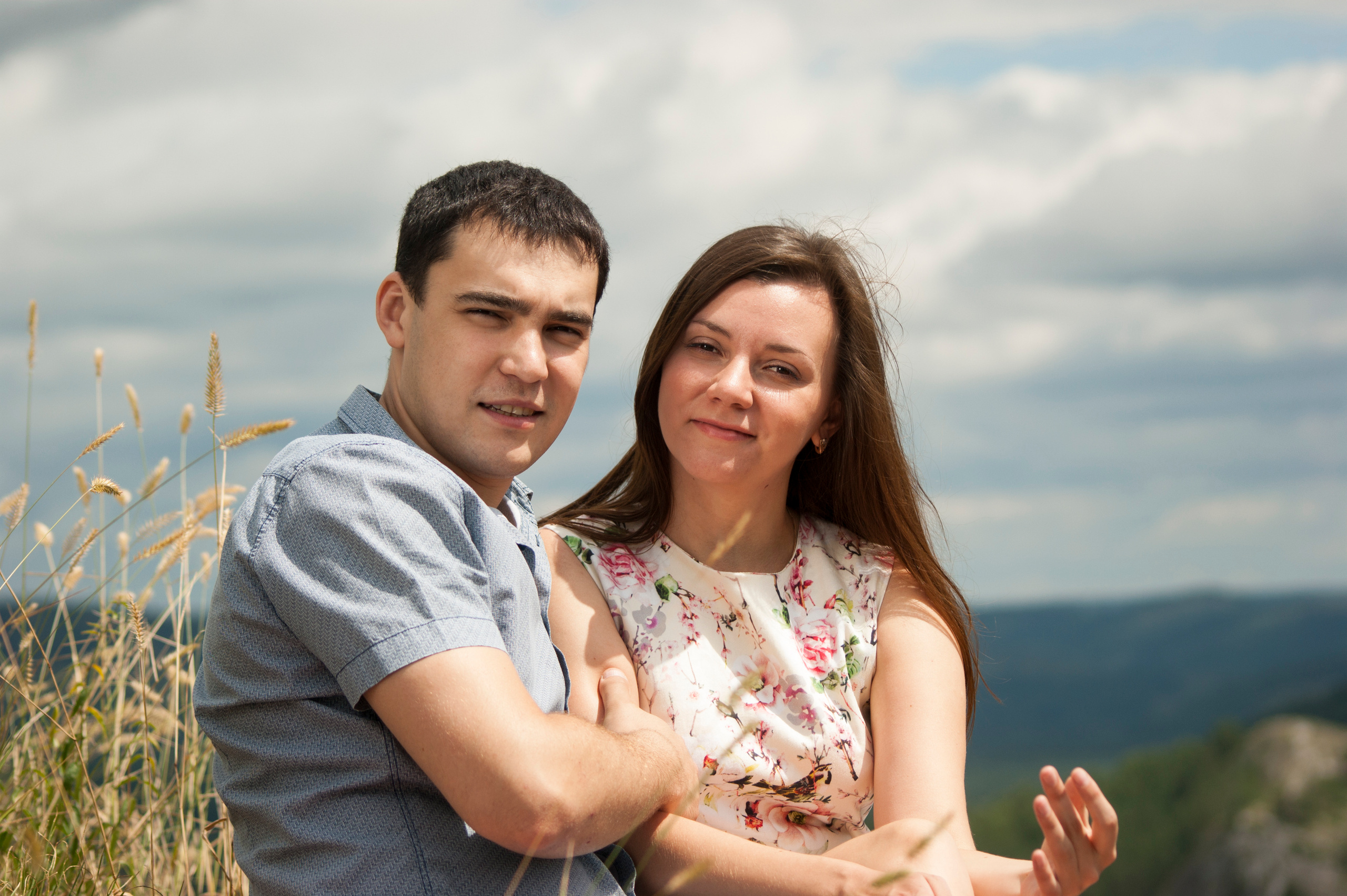 Love story Евгения и Екатерины в горах. Фотограф в Сочи Тиунова Маргарита и Тиунов Евгений