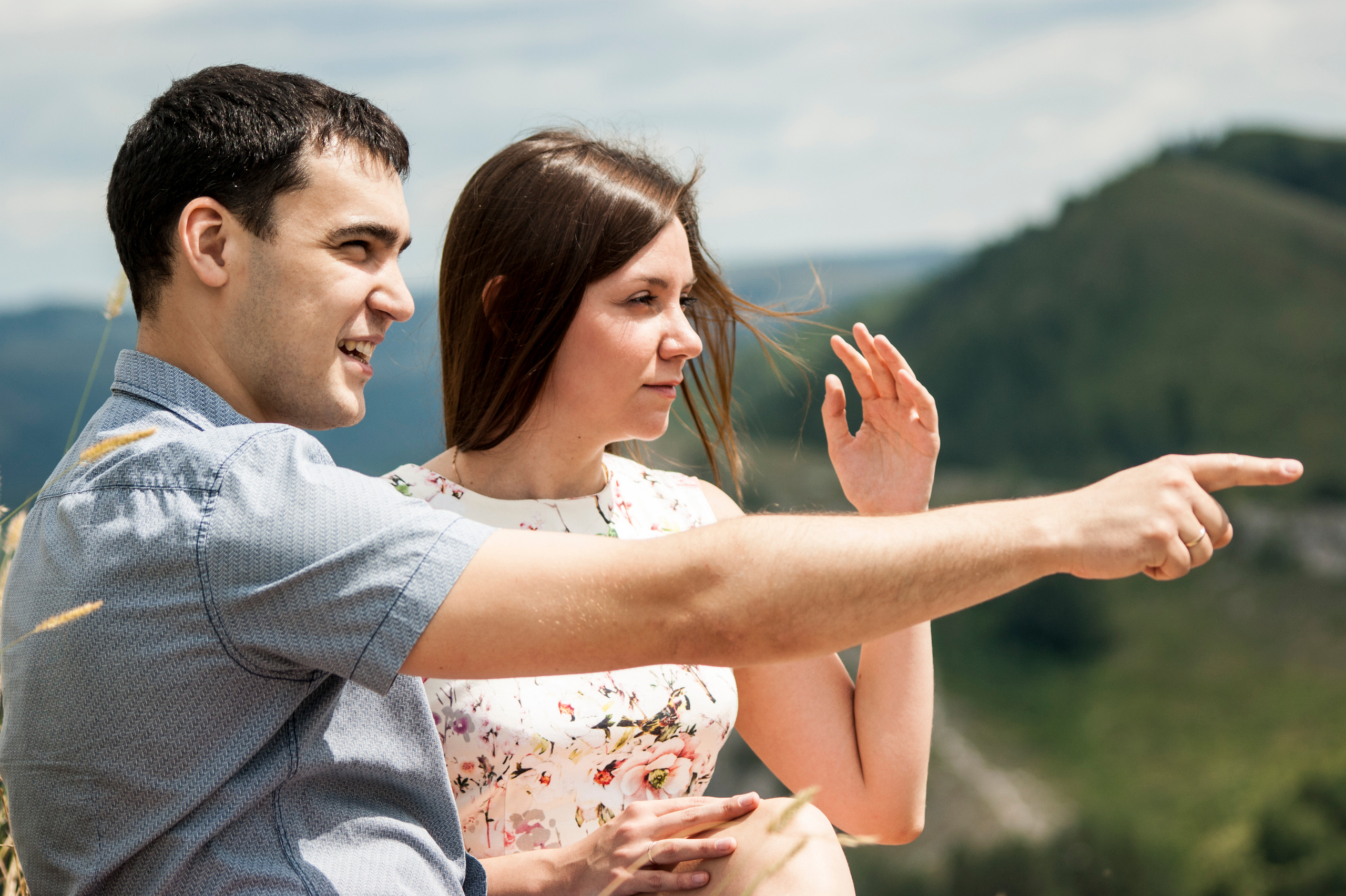 Love story Евгения и Екатерины в горах. Фотограф в Сочи Тиунова Маргарита и Тиунов Евгений