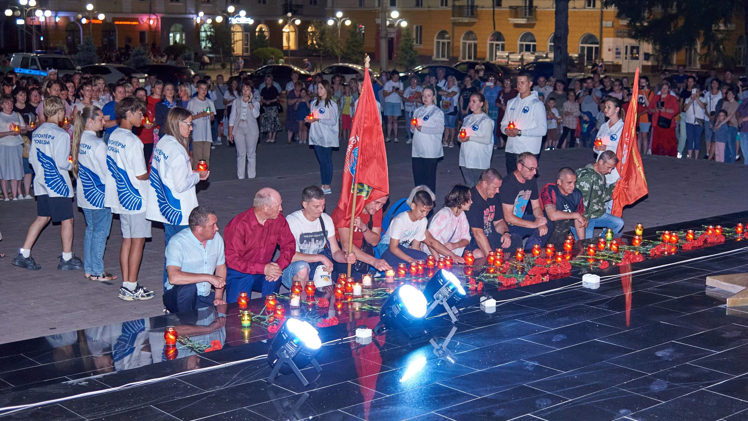 Акция «Свеча памяти». [fXph] Фотограф Масликов Илья. Съёмка мероприятий в Ленинске-Кузнецком