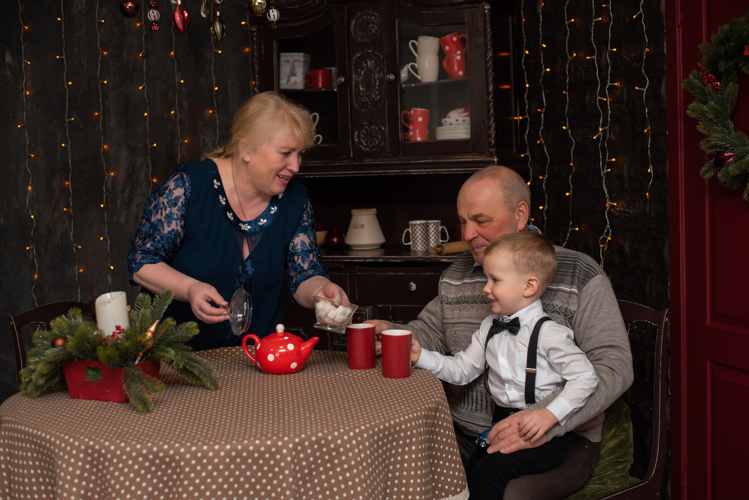 Новый год в студии. Фотографы Ивановы Краснодарский край