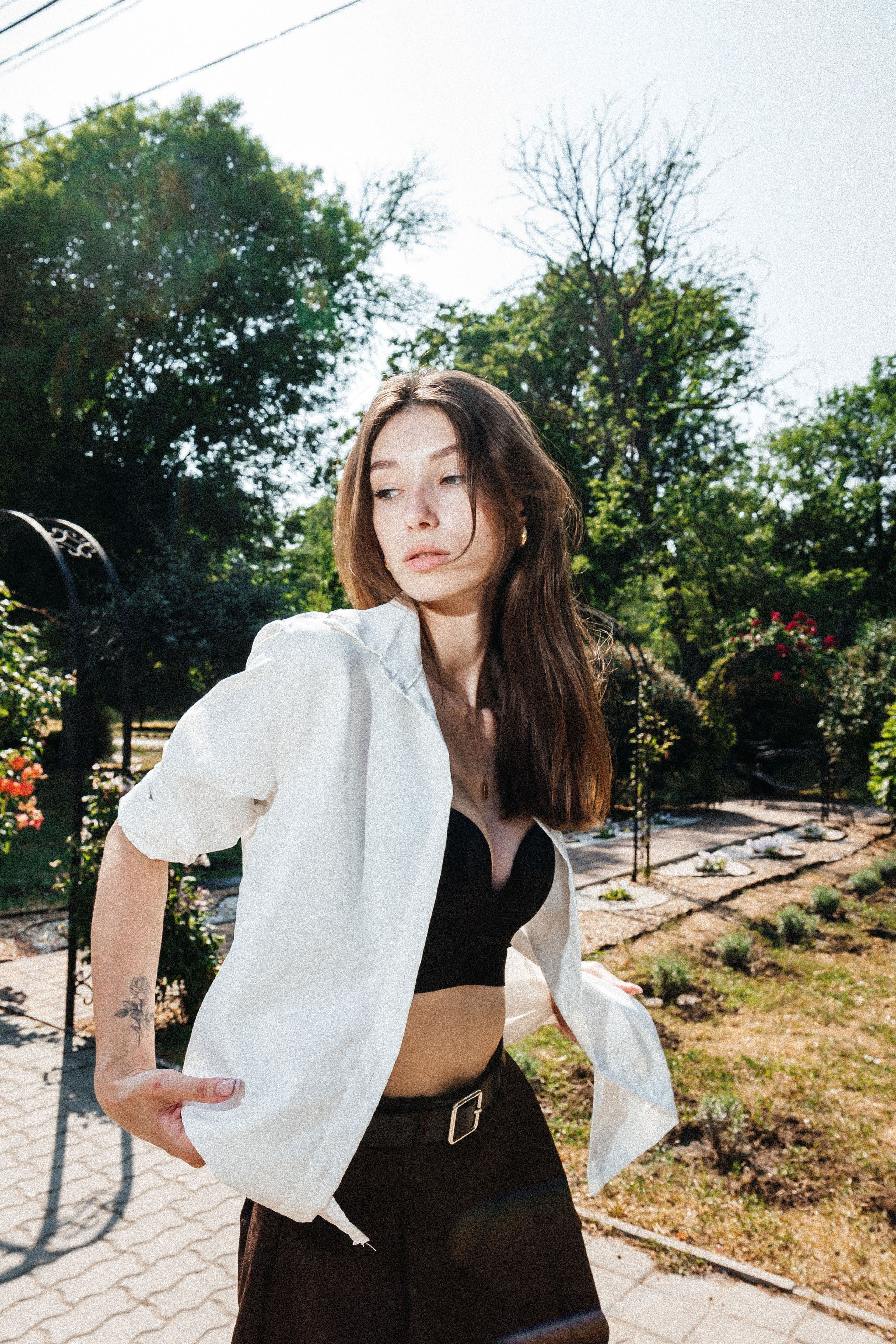 Лера в парке Горького. Фотограф Александр Бигари