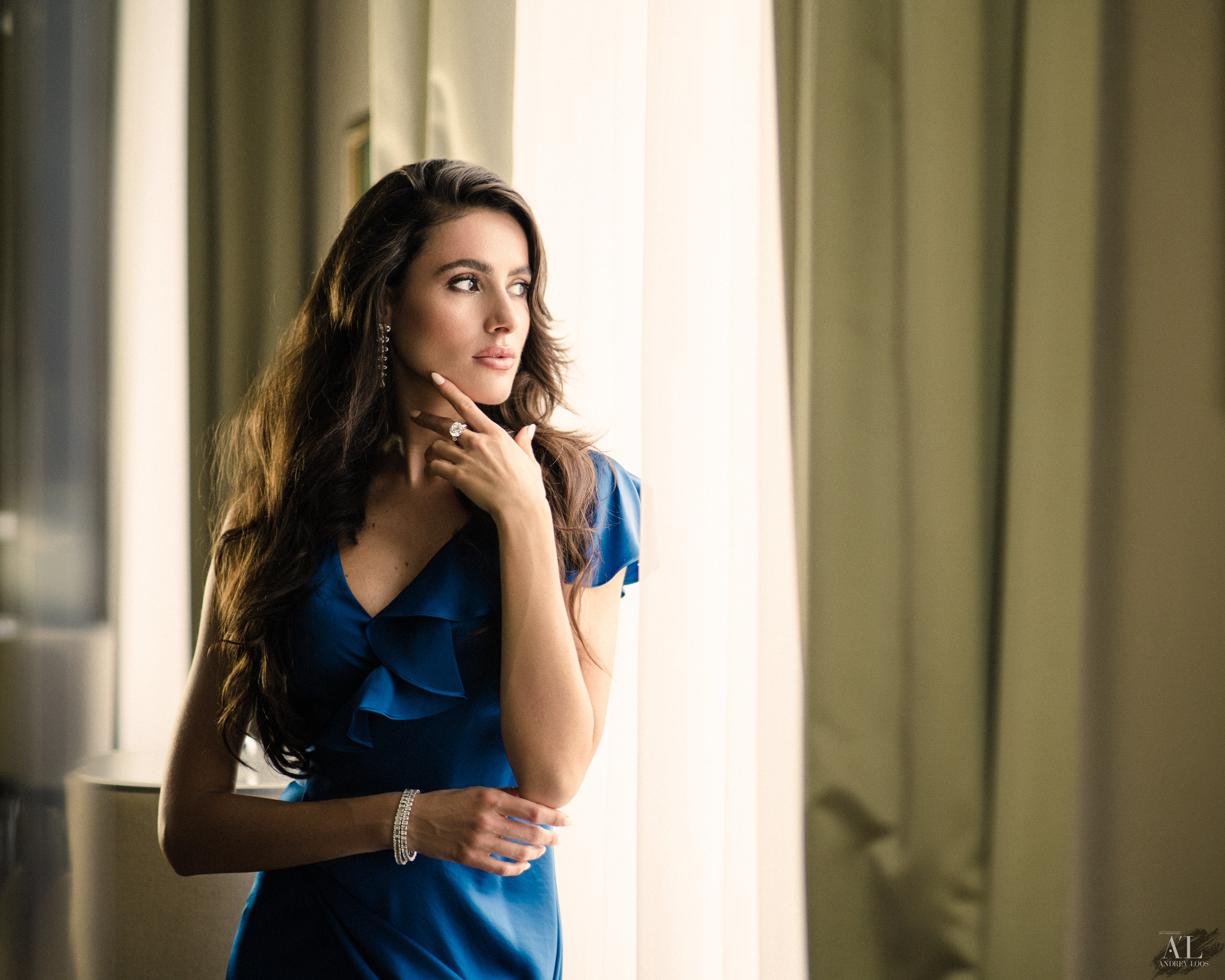 Фотосессия с Селией Джант для ювелирного дома Maximilian. Андрей Лоос фотограф стилист Москва