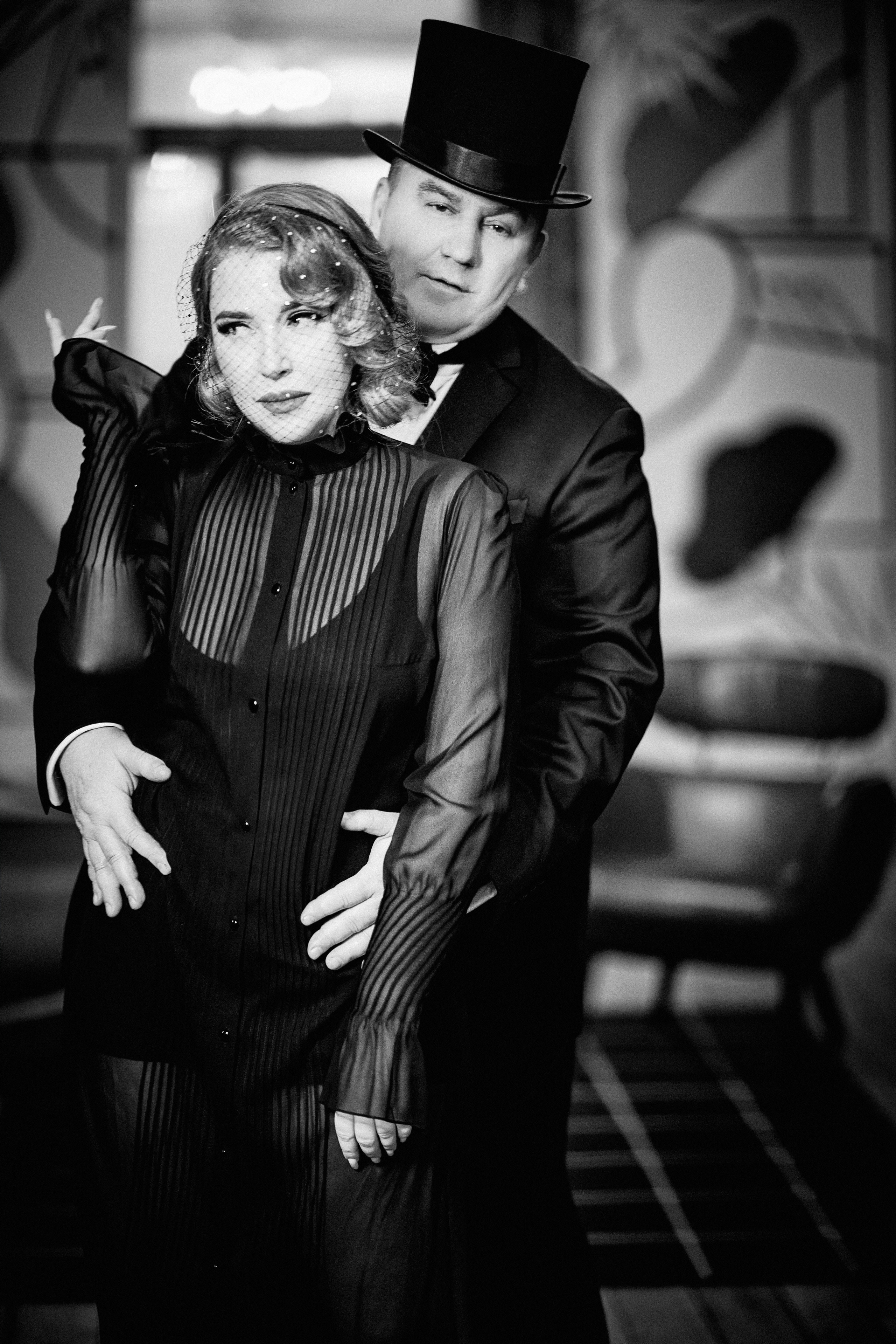 Love Story в стилистике 40-50х годов 20в. для семьи Флеевых. Андрей Лоос фотограф стилист Москва